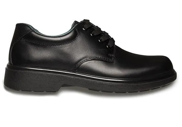 Clarks Daytona Senior Black Leather School Shoes Clarks Shoes