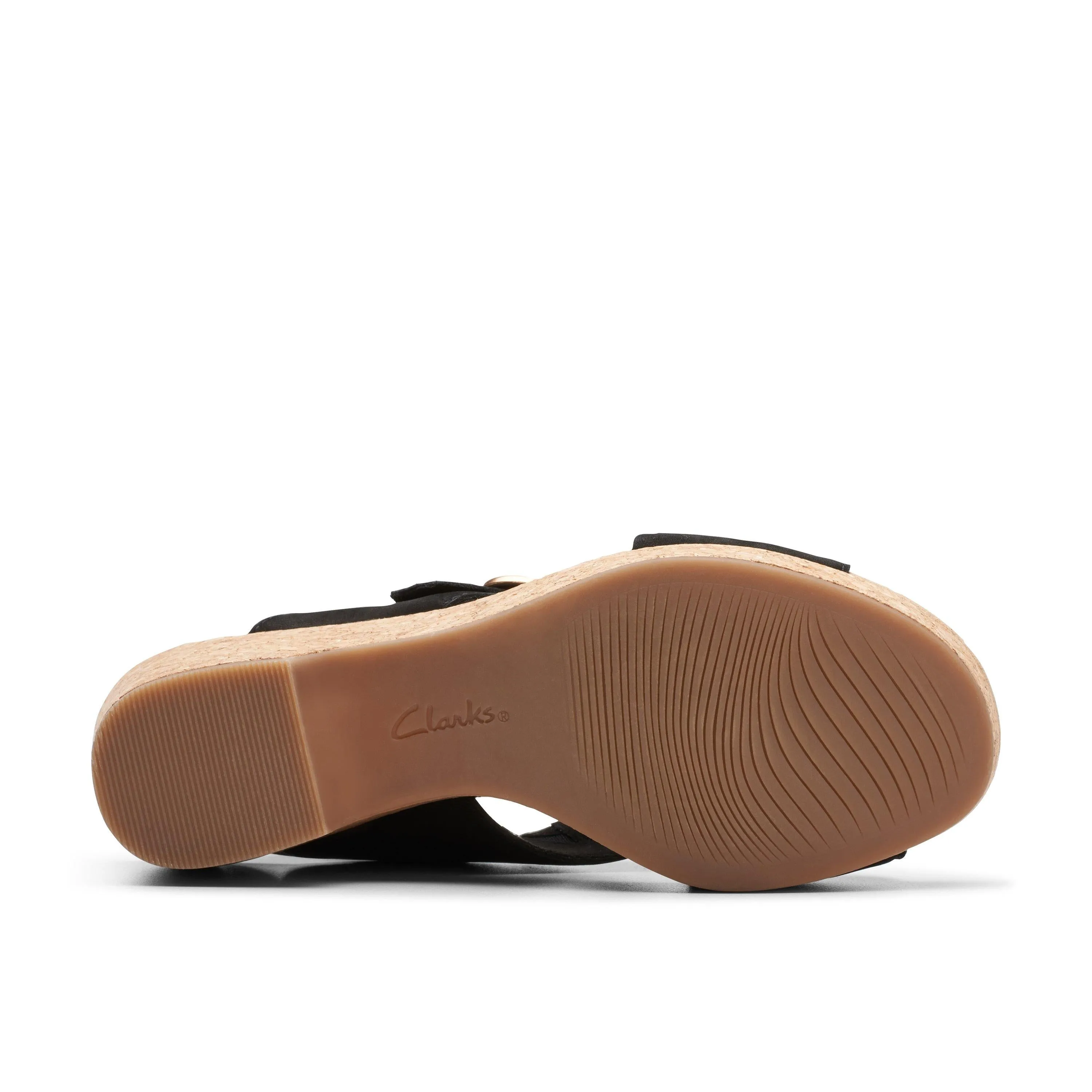 Clarks Giselle Dove in Black Nubuck