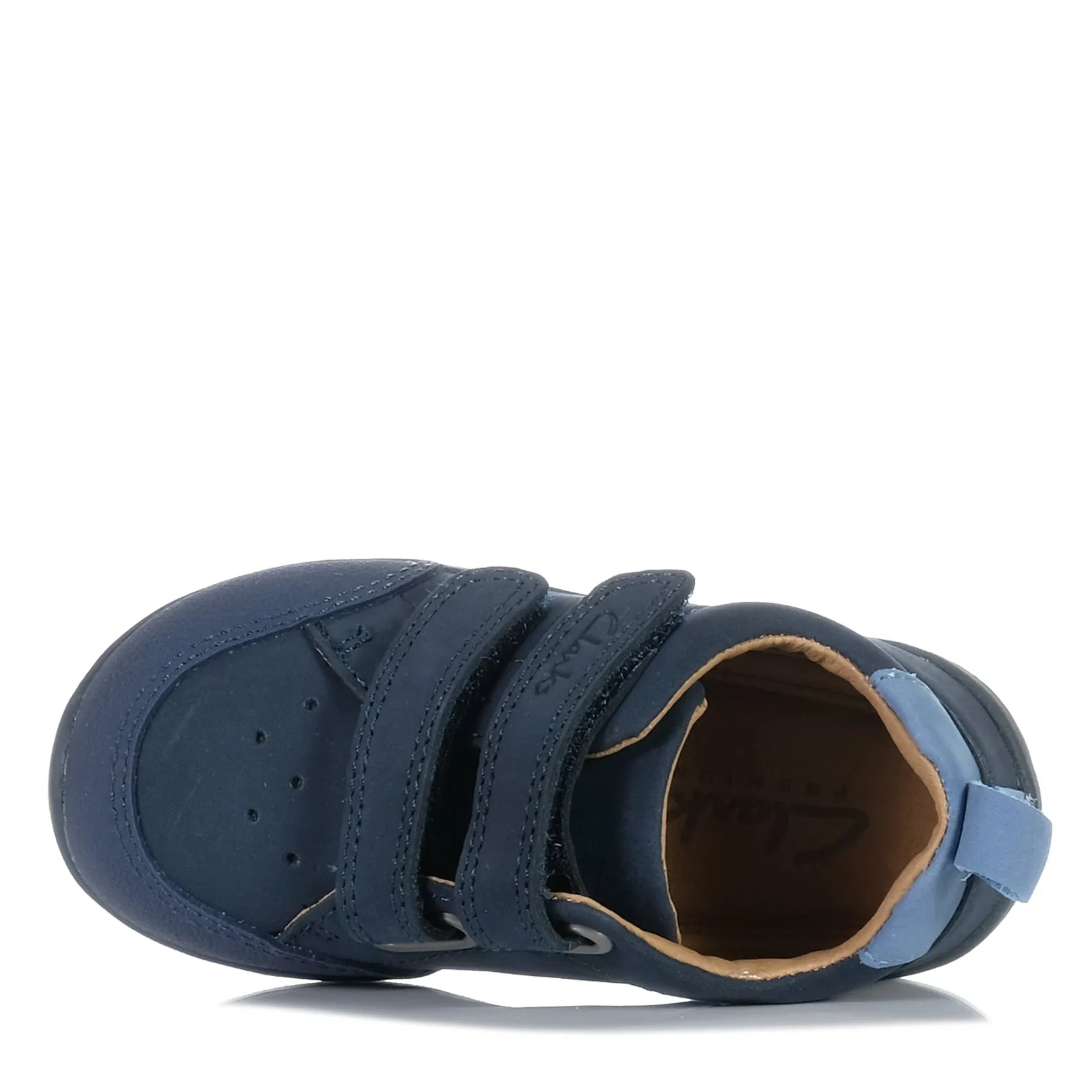 Clarks Melvin Navy Shoes_Clarks