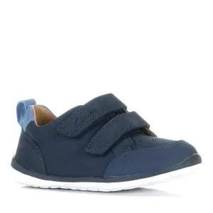 Clarks Melvin Navy Shoes_Clarks