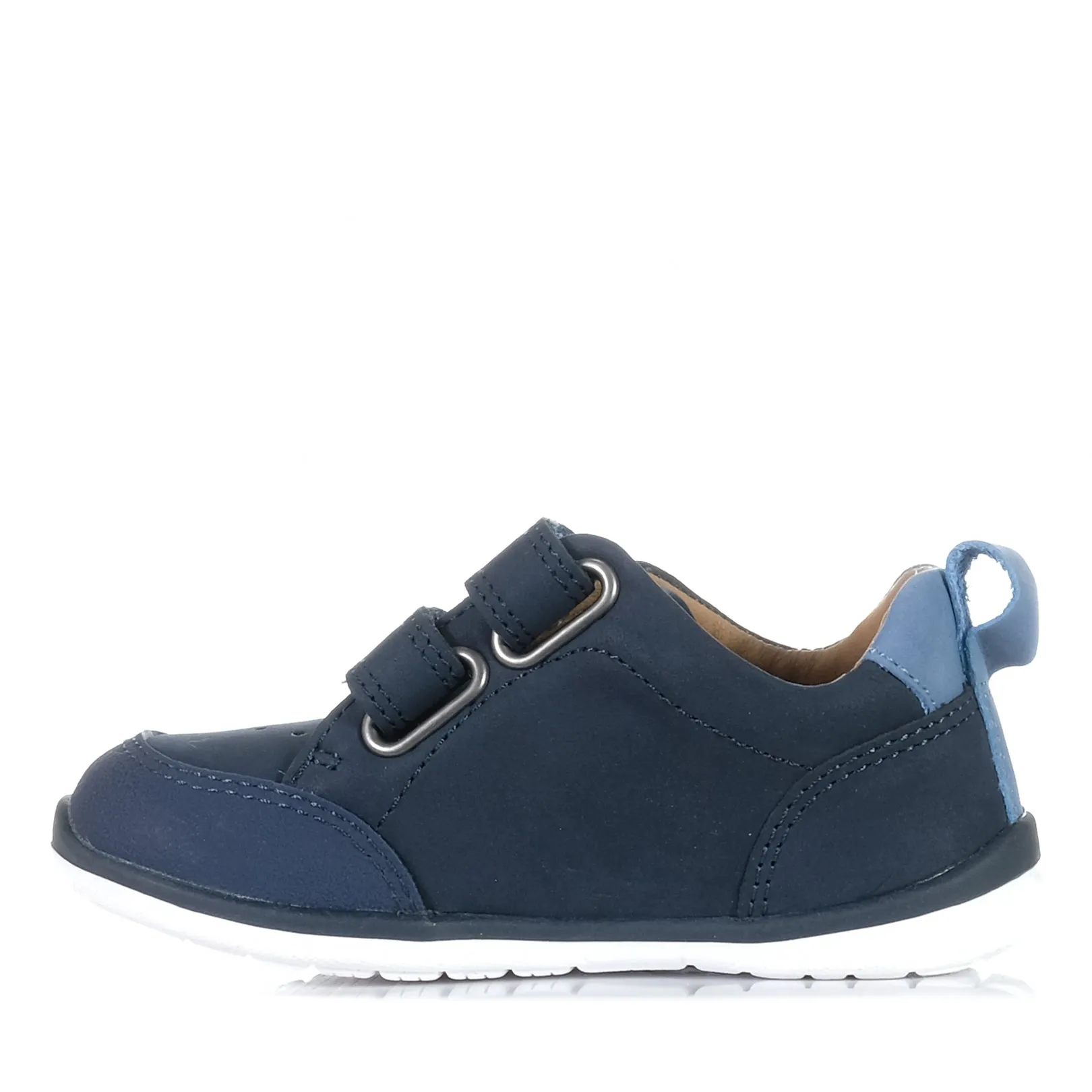 Clarks Melvin Navy Shoes_Clarks