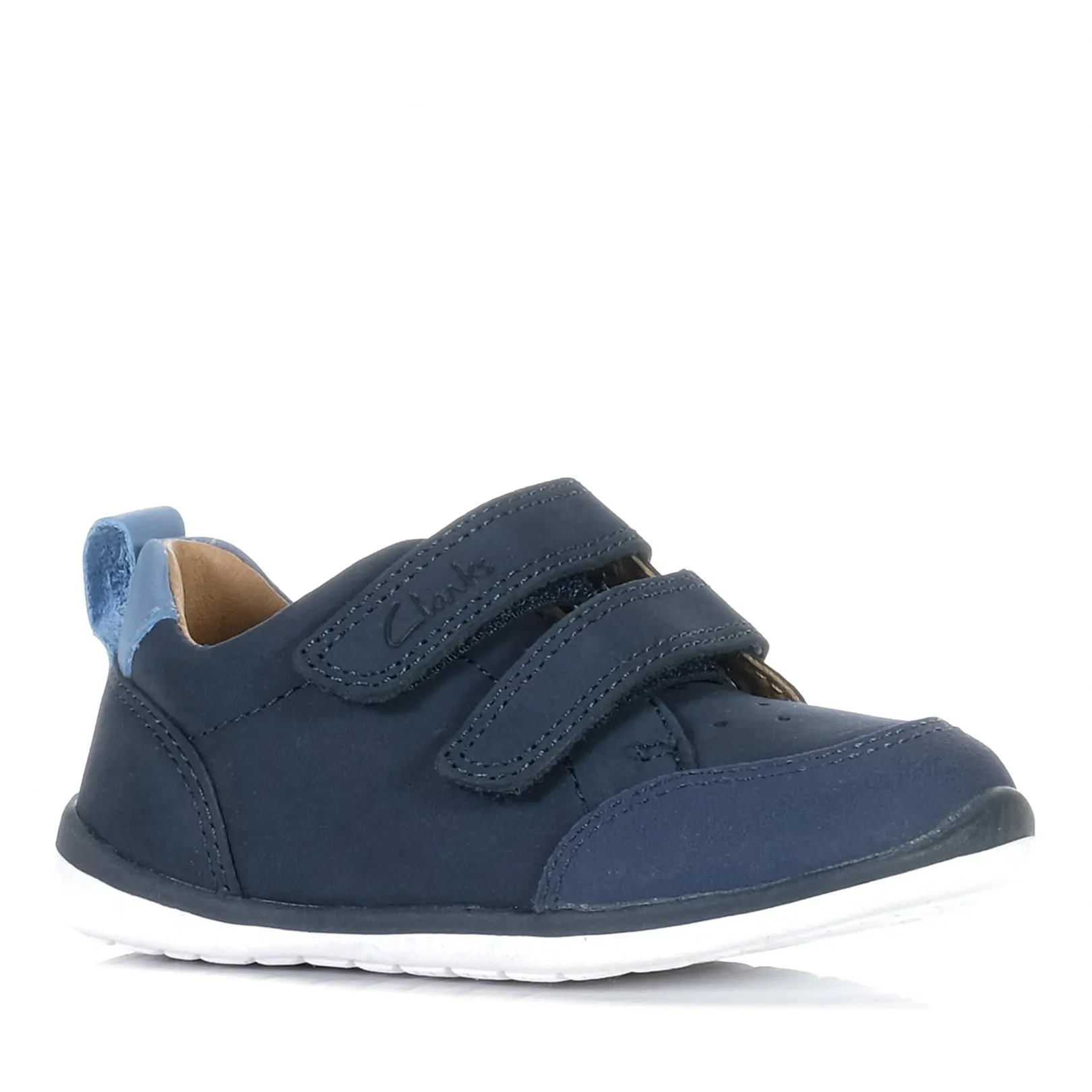 Clarks Melvin Navy Shoes_Clarks