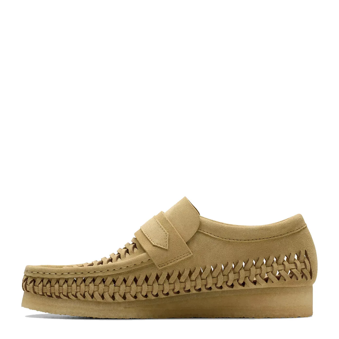 Clarks Originals WB Loafer Weave Maple Suede Clarks Originals Shoes