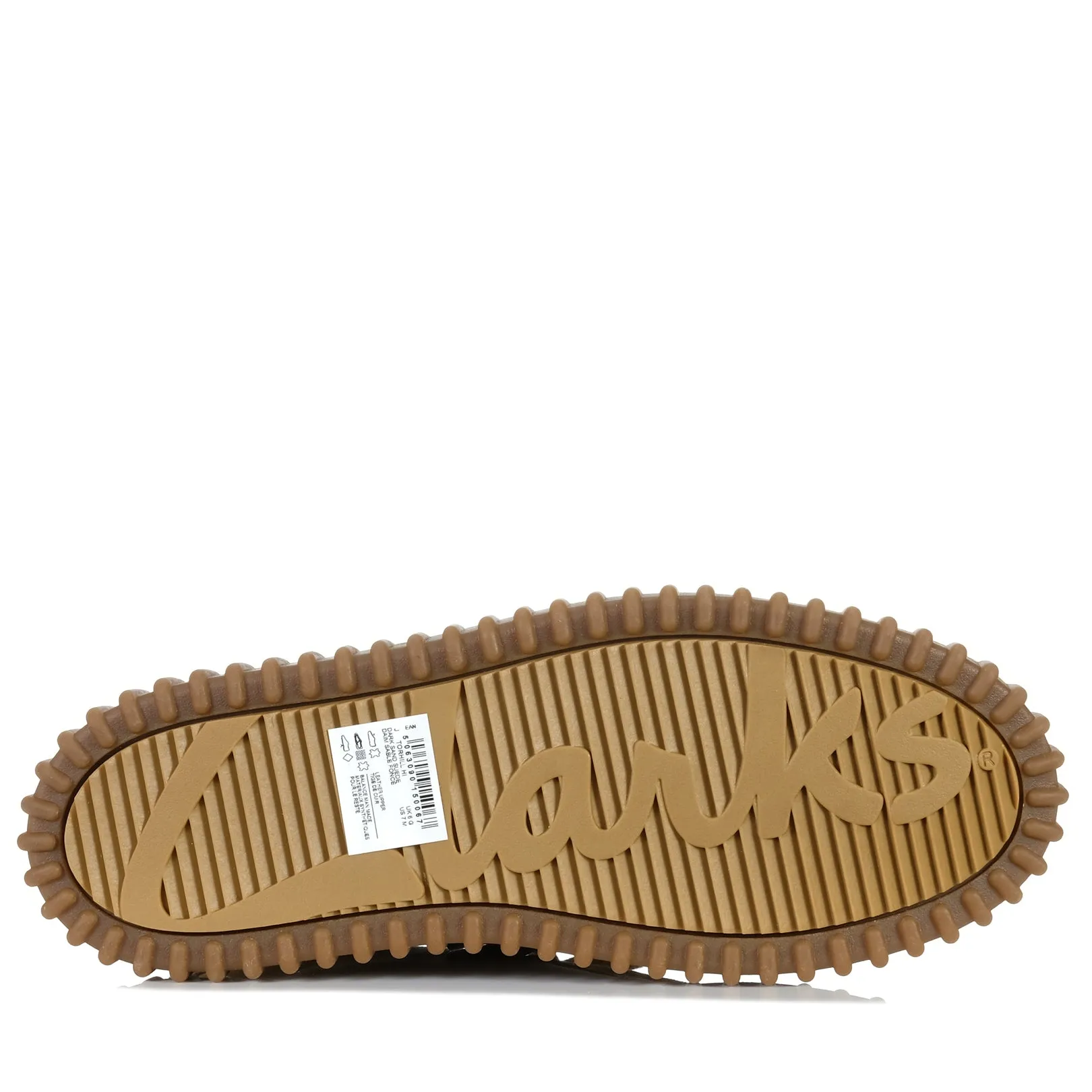 Clarks Torhill Hi Dark Sand Suede Shoes_Clarks