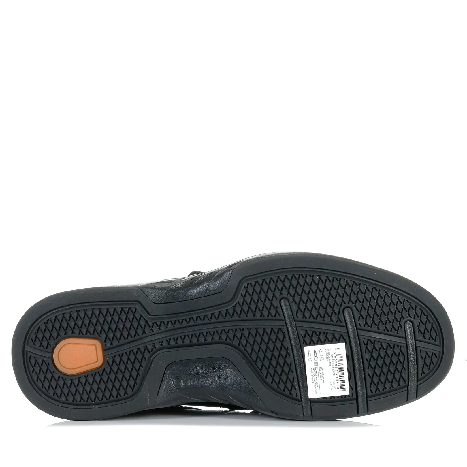 Clarks Un Briley Lace Black Leather Shoes_Clarks