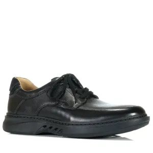 Clarks Un Briley Lace Black Leather Shoes_Clarks