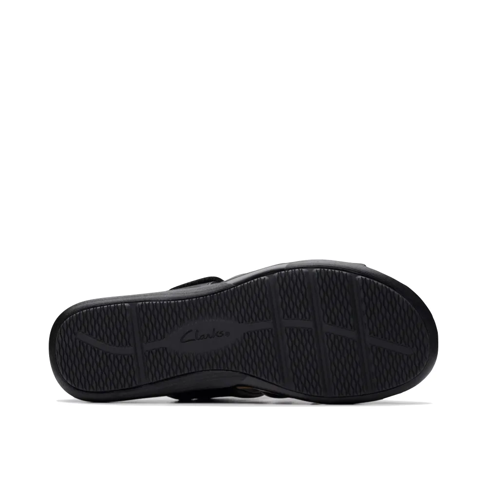 Clarks Women's Kitly Slide Sandal in Black