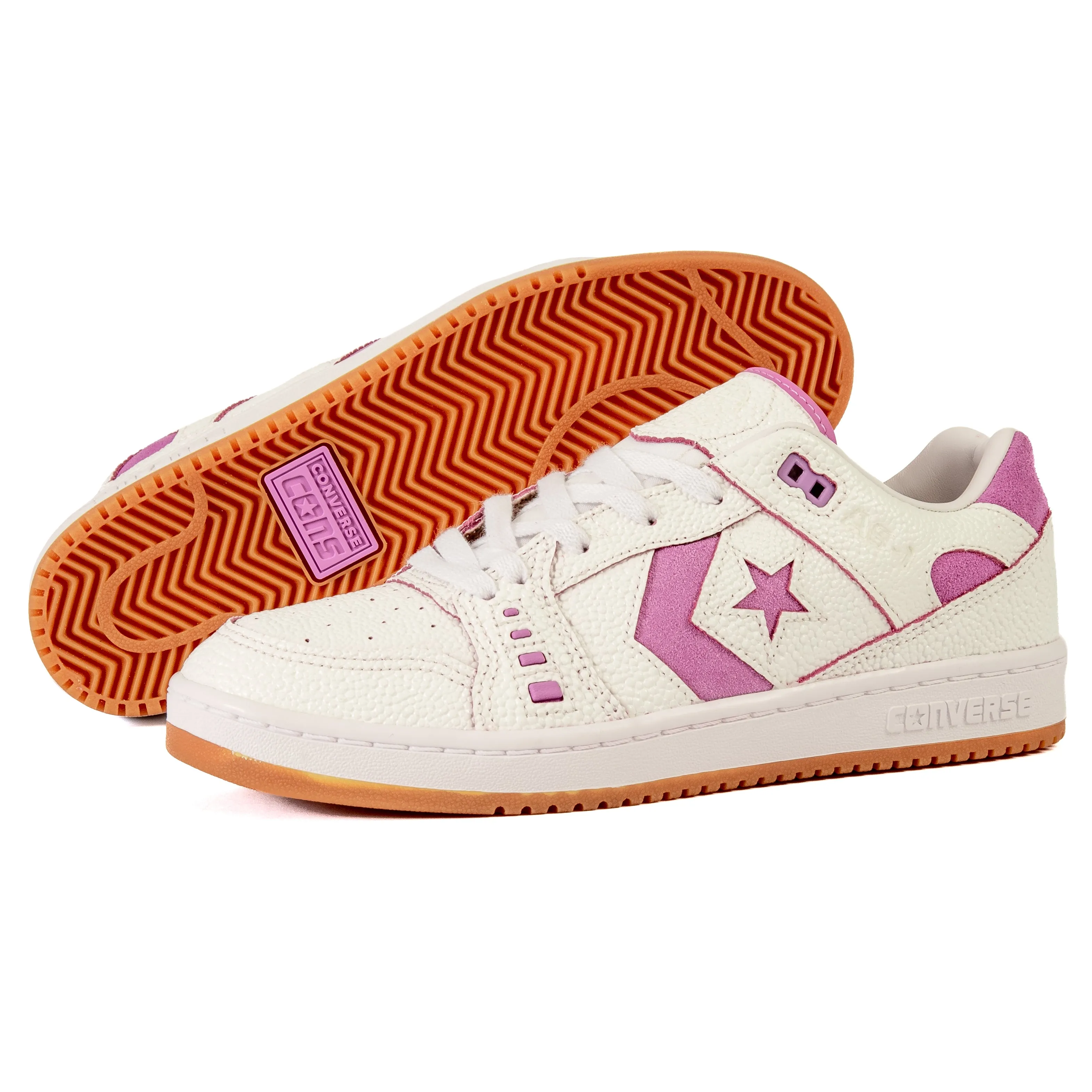 CONS - AS-1 Alexis Sablone Pro Ox Chameleon (White/Fuchsia Glow/White) Converse Shoes
