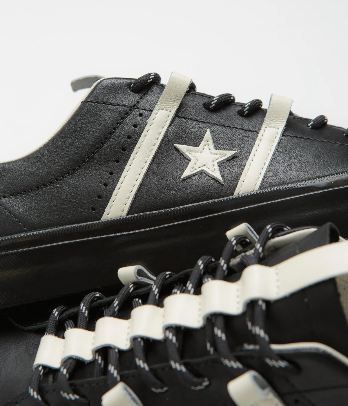 Converse Bobby De Keyzer One Star Academy Pro Ox Shoes - Black / Egret Converse Shoes