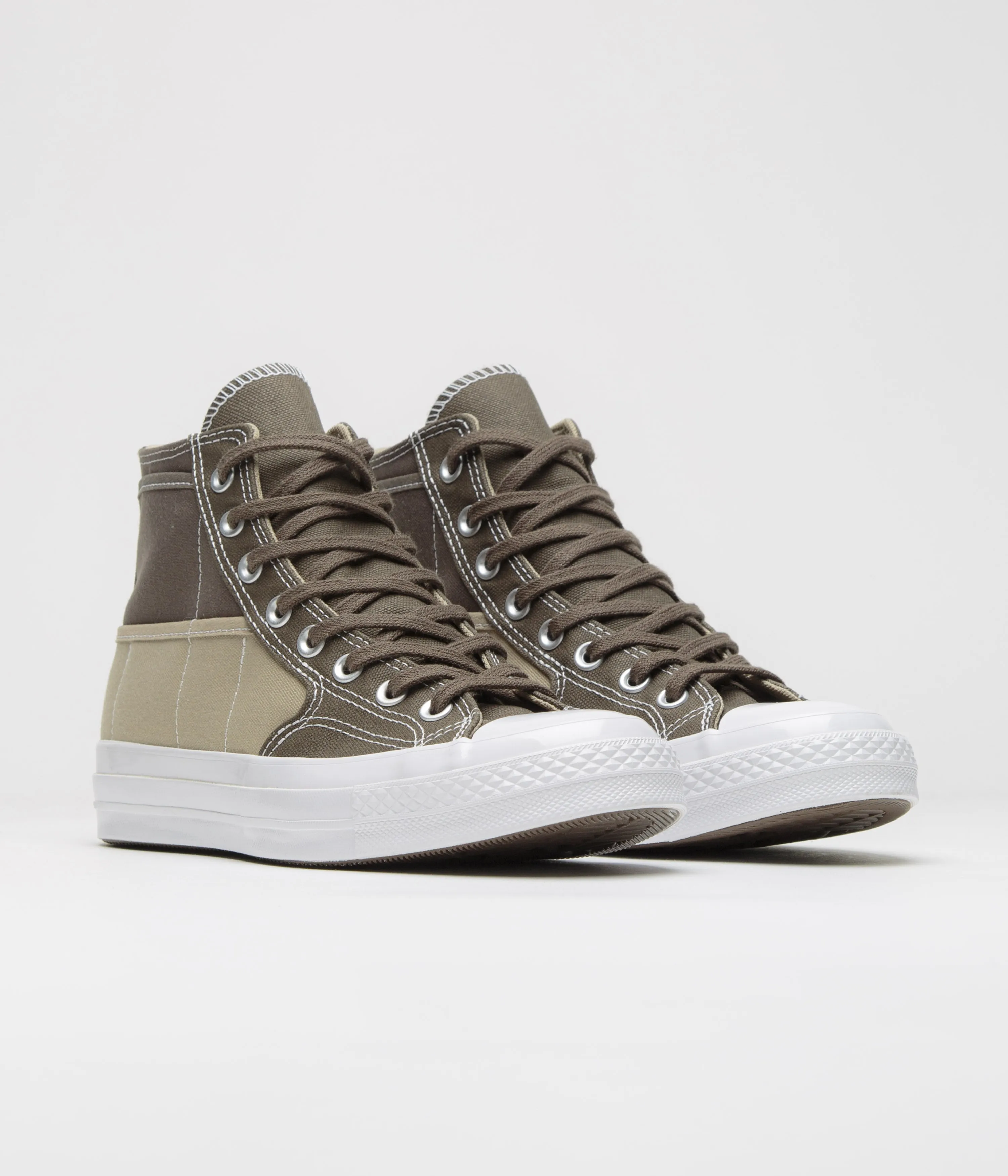 Converse Chuck 70 Hi Durable Neutrals Shoes - Truffle / Vintage Cargo Converse Shoes