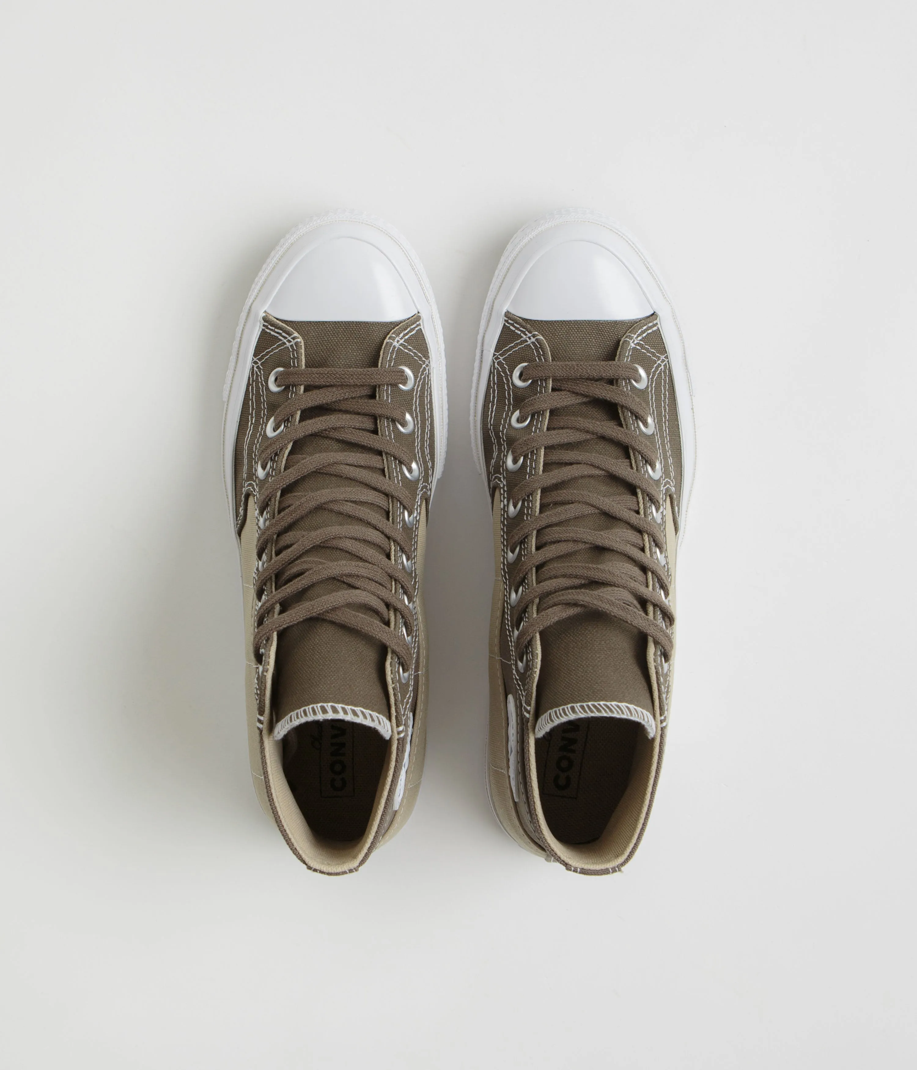 Converse Chuck 70 Hi Durable Neutrals Shoes - Truffle / Vintage Cargo Converse Shoes