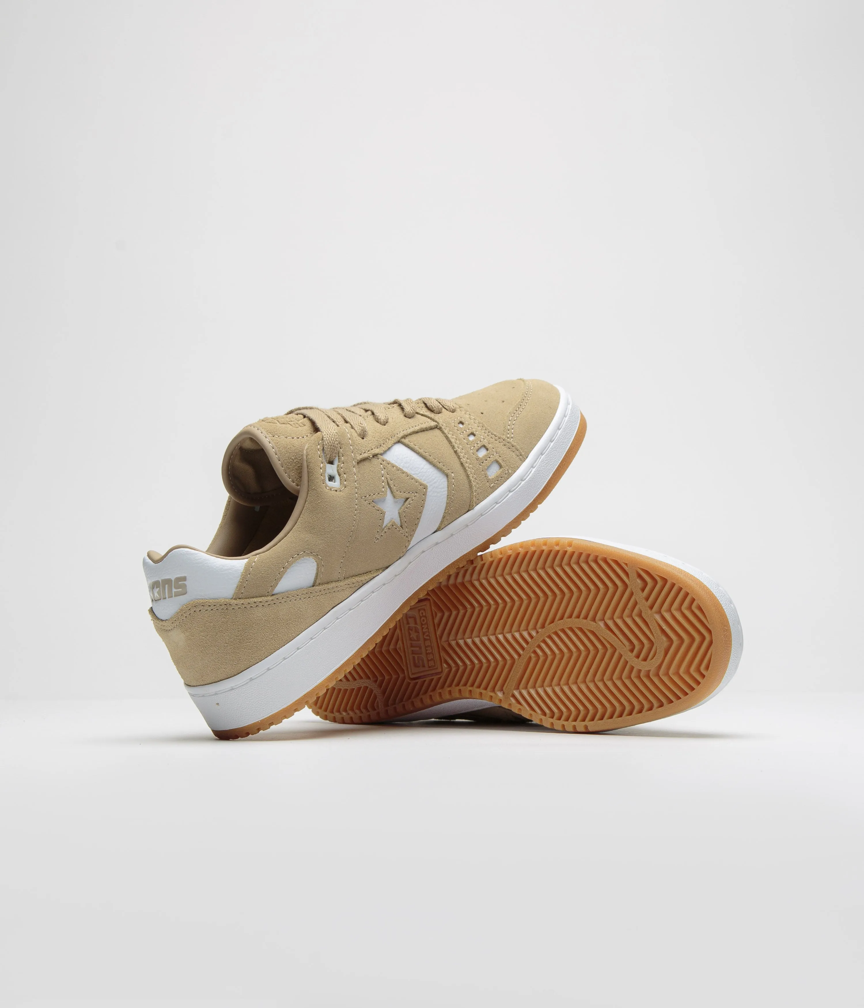 Converse Cons AS-1 Pro Suede Shoes - Nomad Khaki / White / Gum Converse Shoes