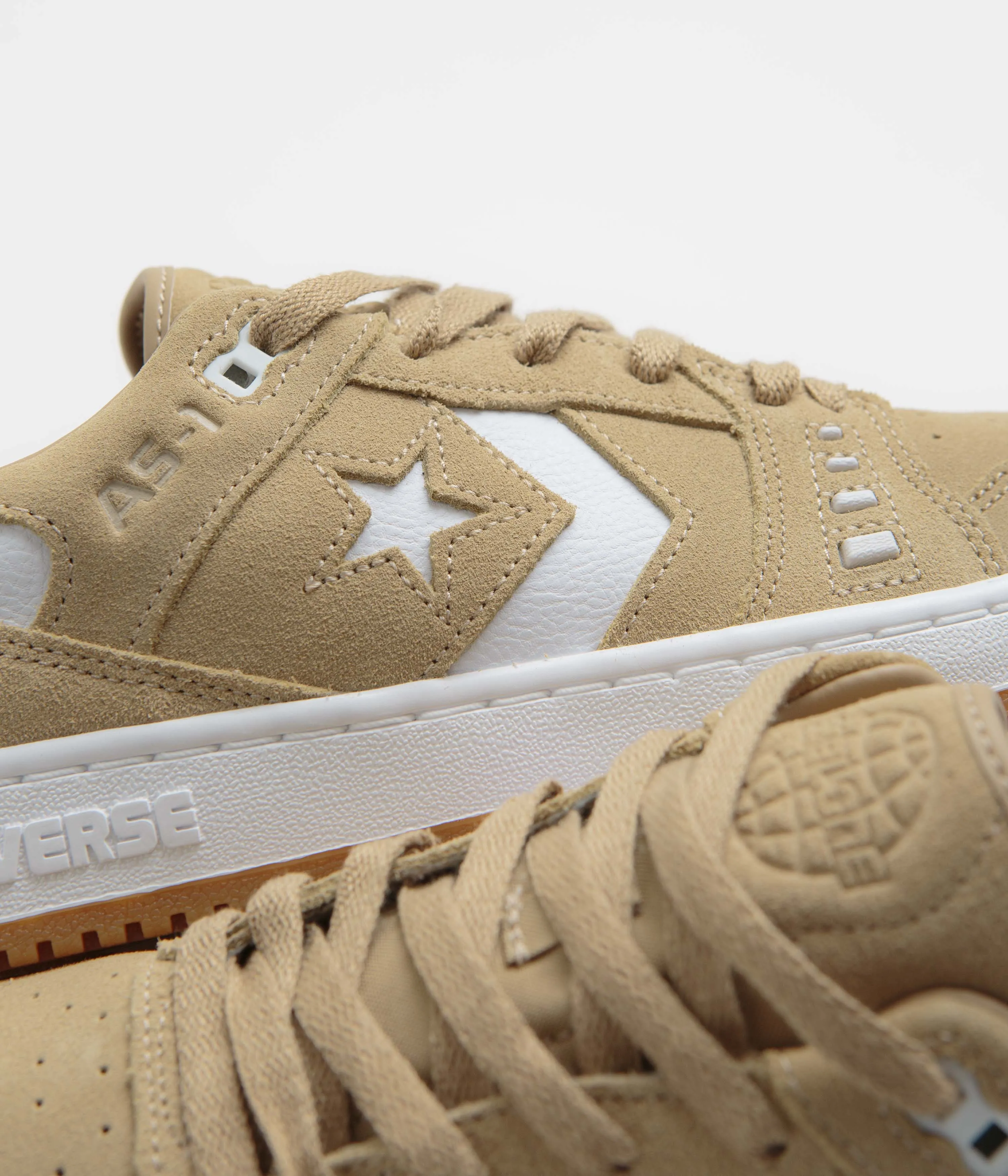 Converse Cons AS-1 Pro Suede Shoes - Nomad Khaki / White / Gum Converse Shoes