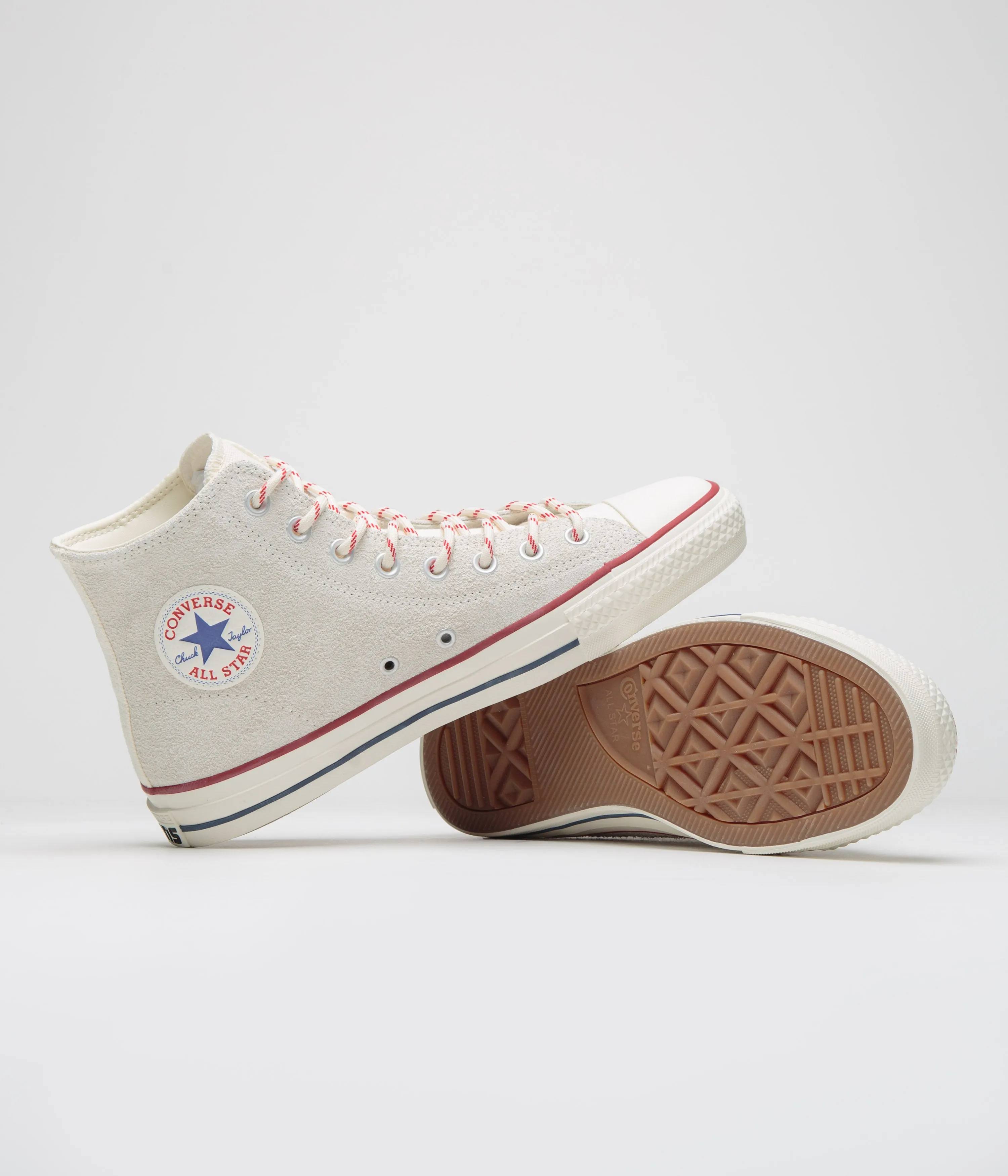 Converse Cons CTAS Pro Hi Outdoor Shoes - Egret / Red / Blue Converse Shoes