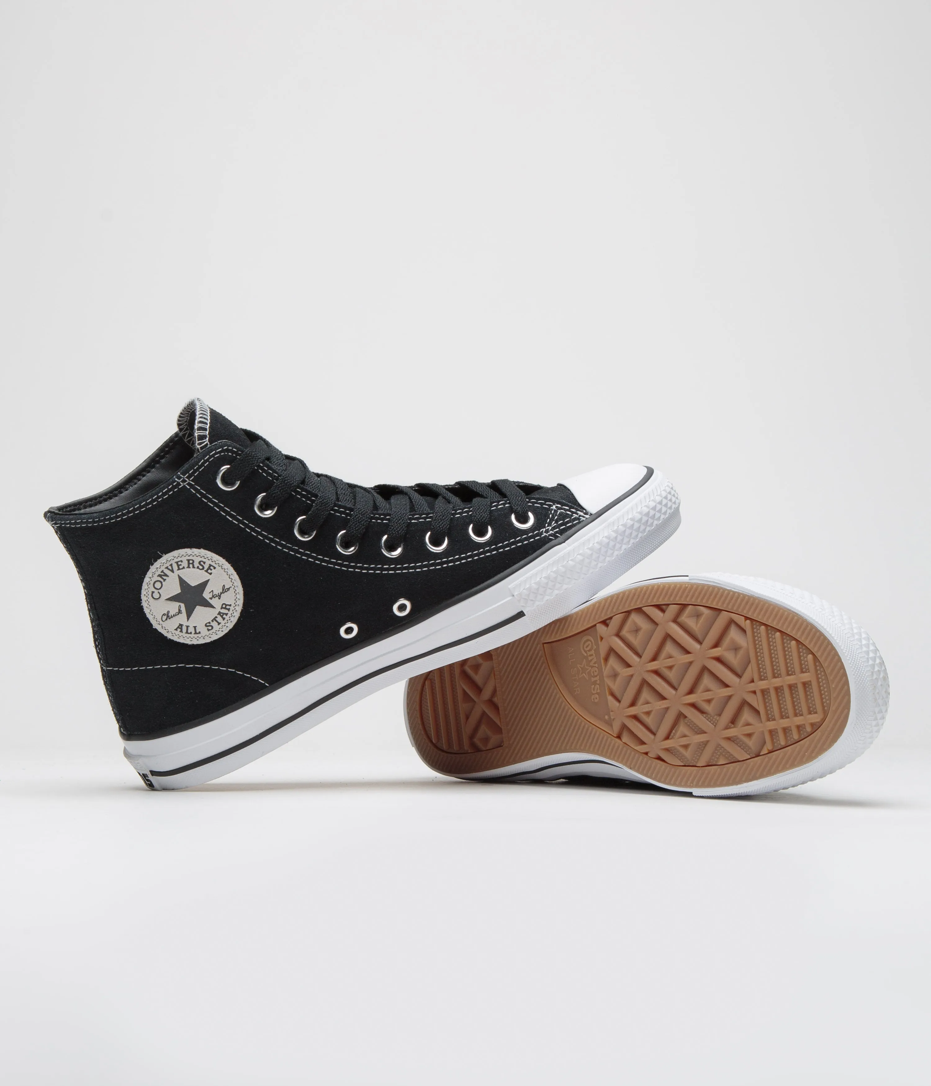 Converse Cons CTAS Pro Hi Shoes - Black / Black / White Converse Shoes