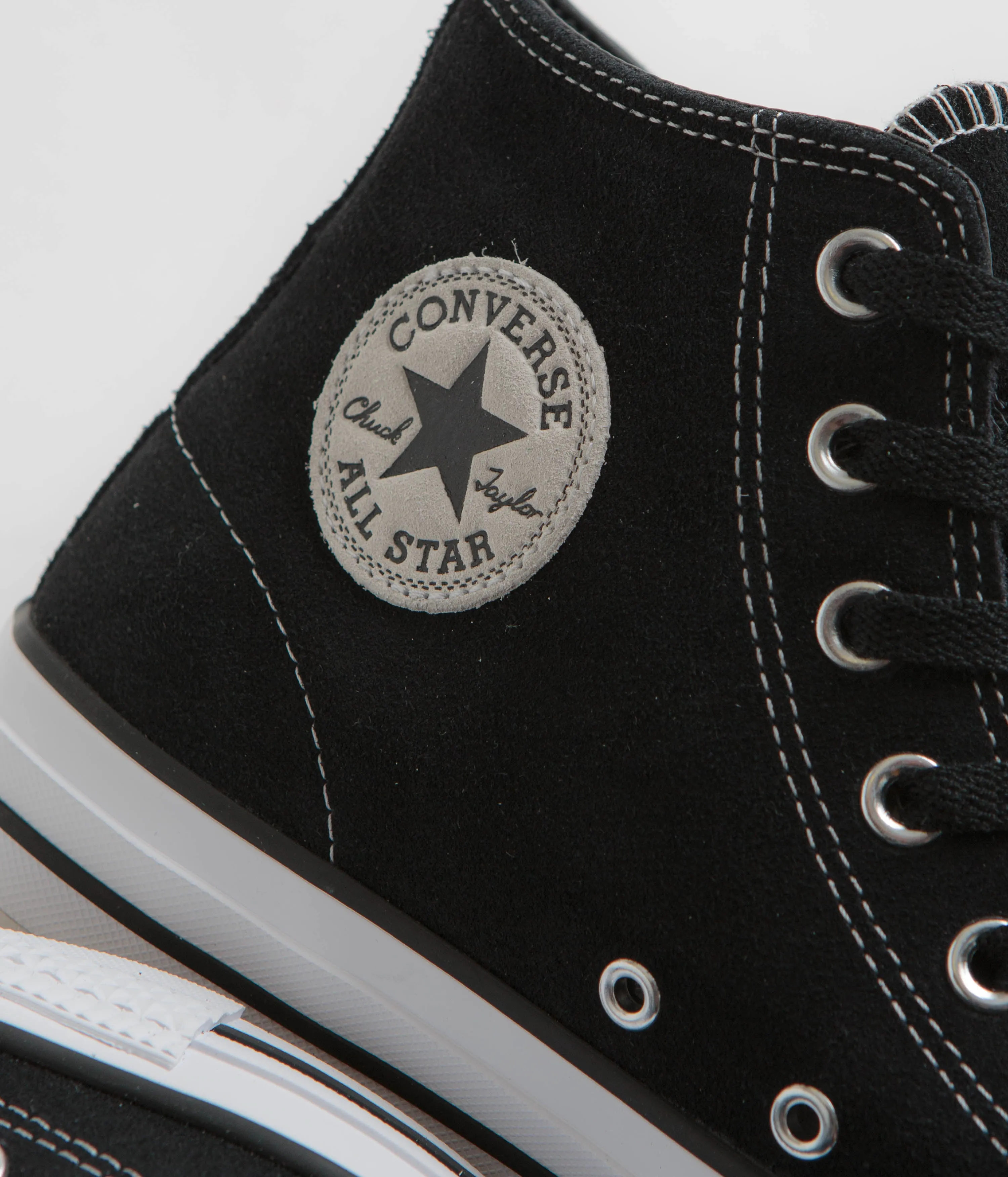 Converse Cons CTAS Pro Hi Shoes - Black / Black / White Converse Shoes