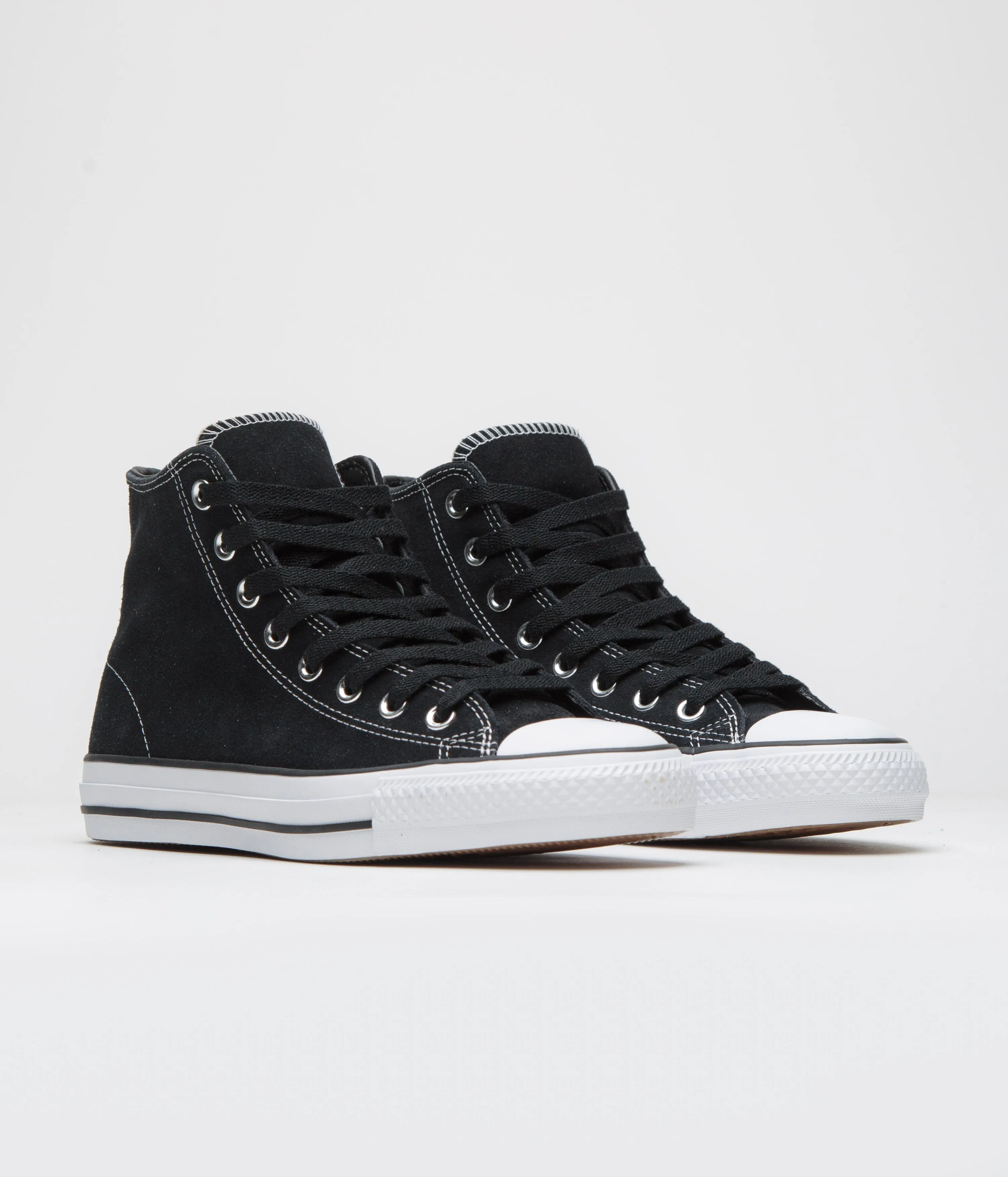 Converse Cons CTAS Pro Hi Shoes - Black / Black / White Converse Shoes