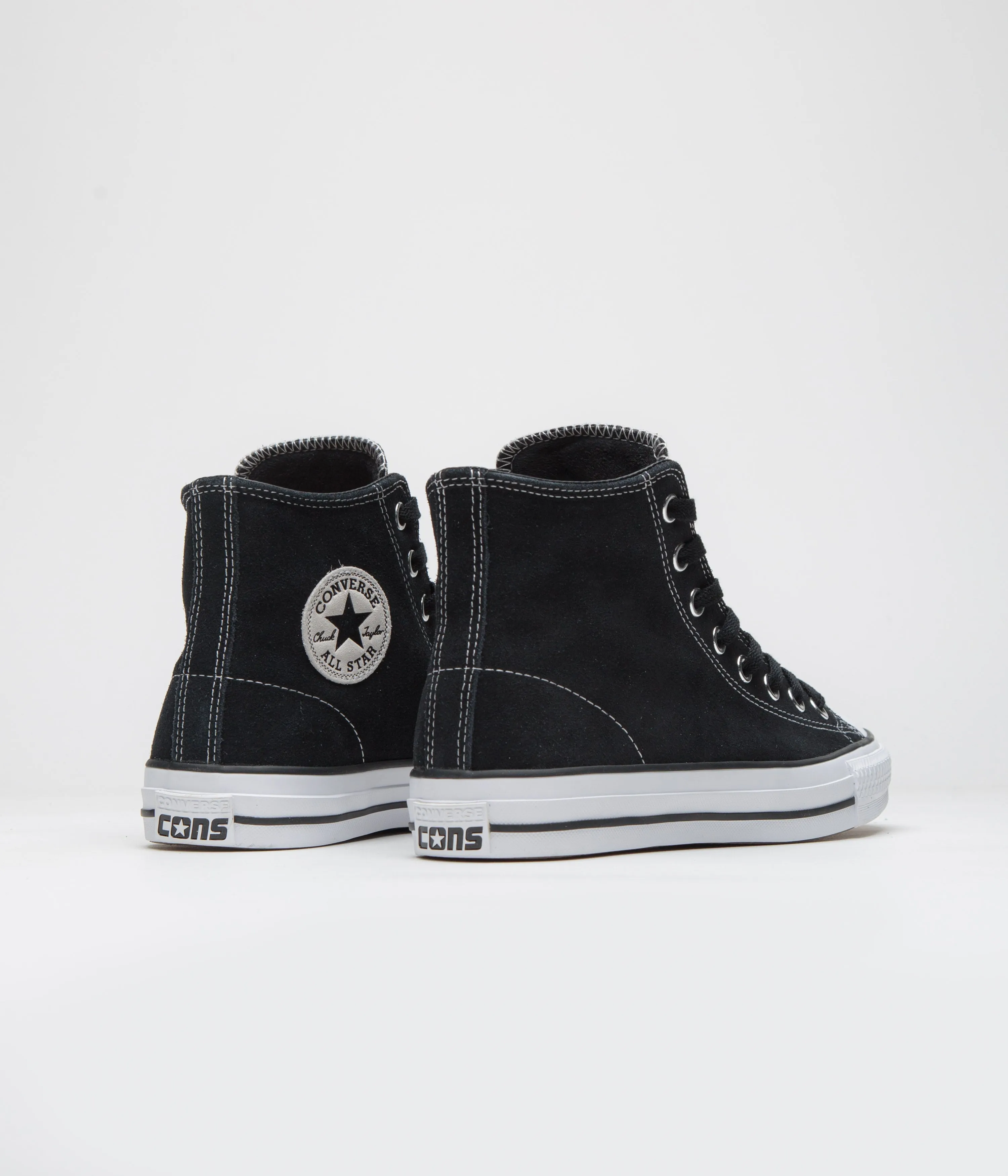 Converse Cons CTAS Pro Hi Shoes - Black / Black / White Converse Shoes