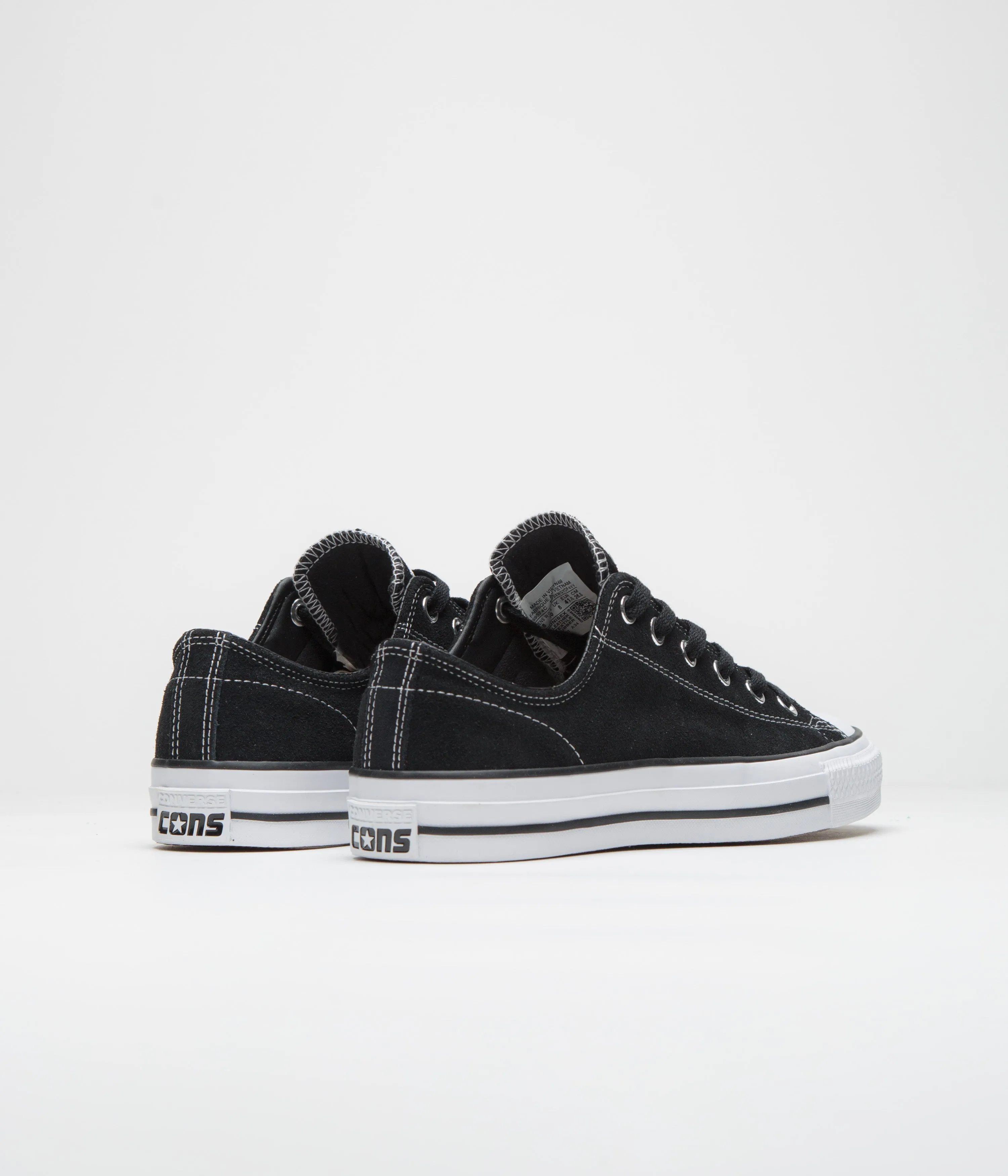Converse Cons CTAS Pro Ox Shoes - Black / Black / White Converse Shoes
