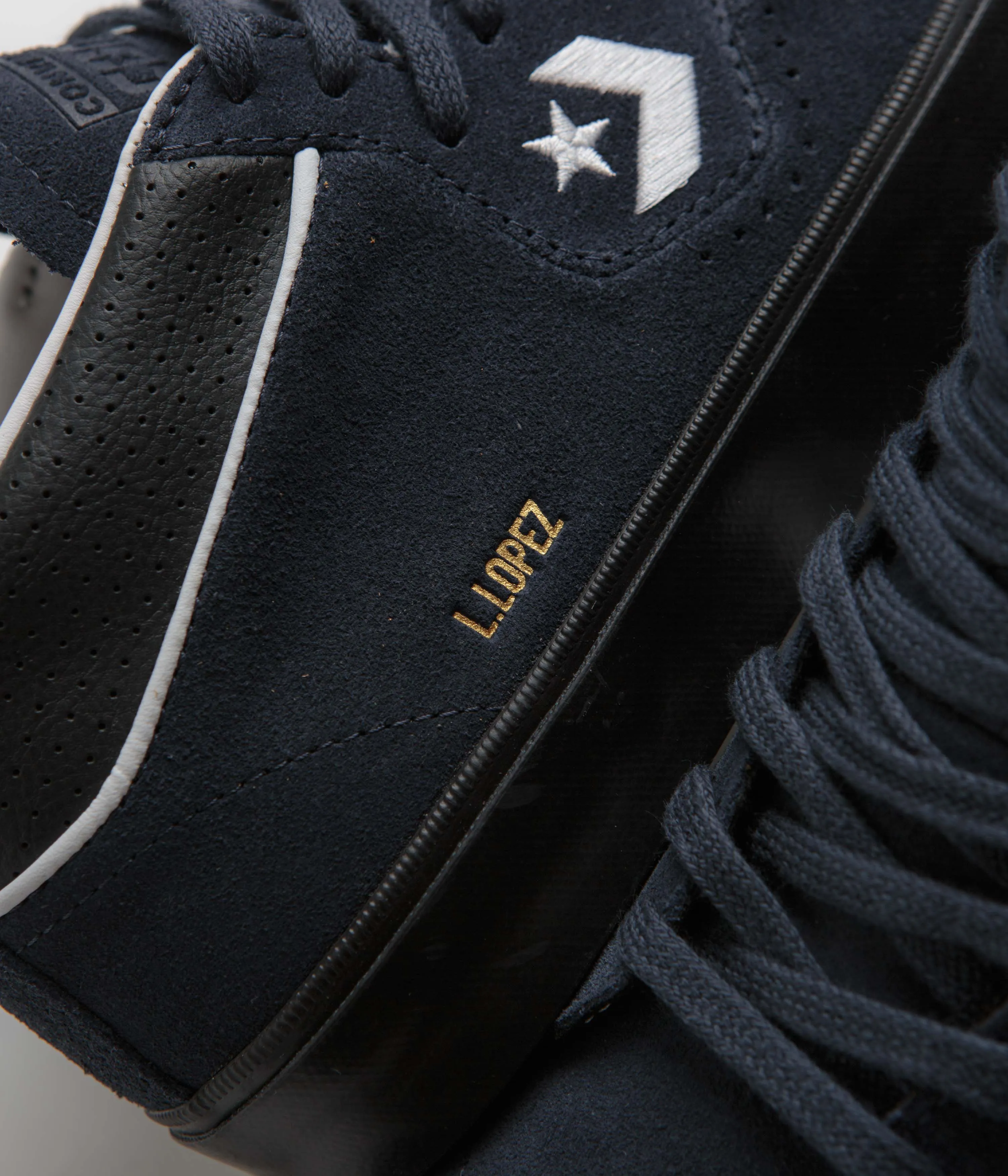 Converse Cons Louie Lopez Pro Mid Shoes - Into The Void / Black / White Converse Shoes