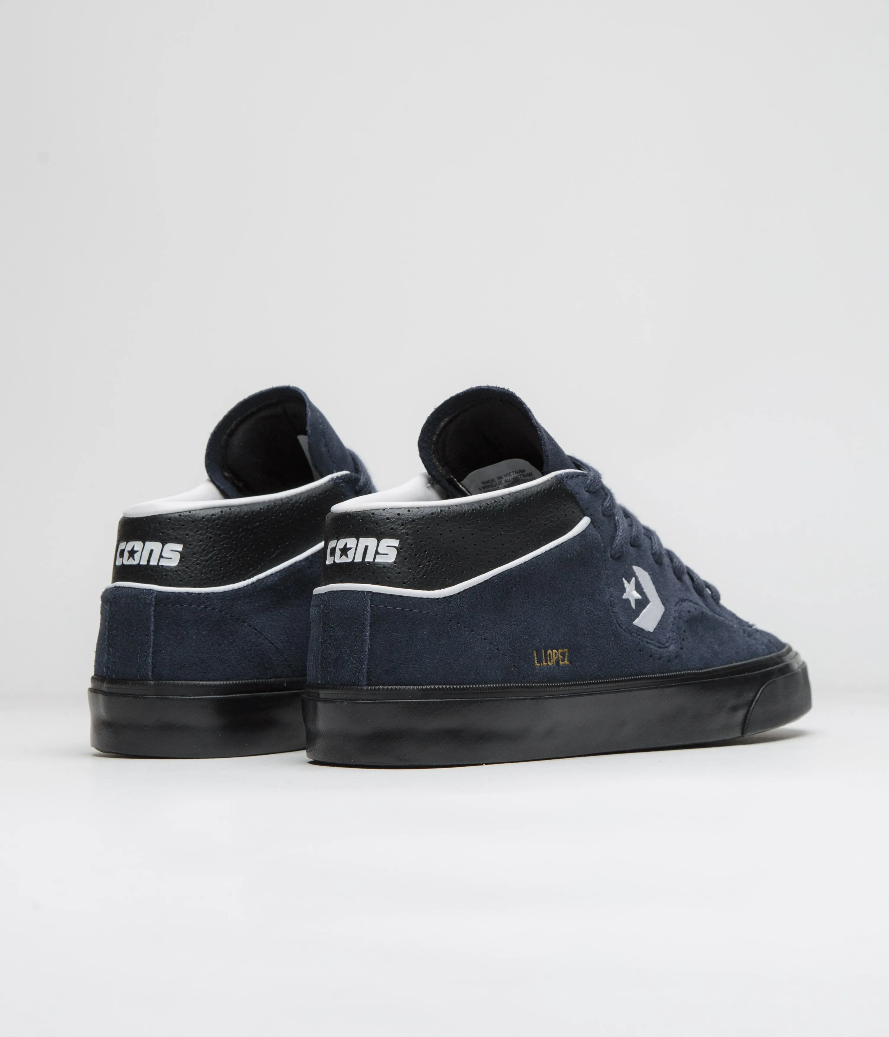 Converse Cons Louie Lopez Pro Mid Shoes - Into The Void / Black / White Converse Shoes