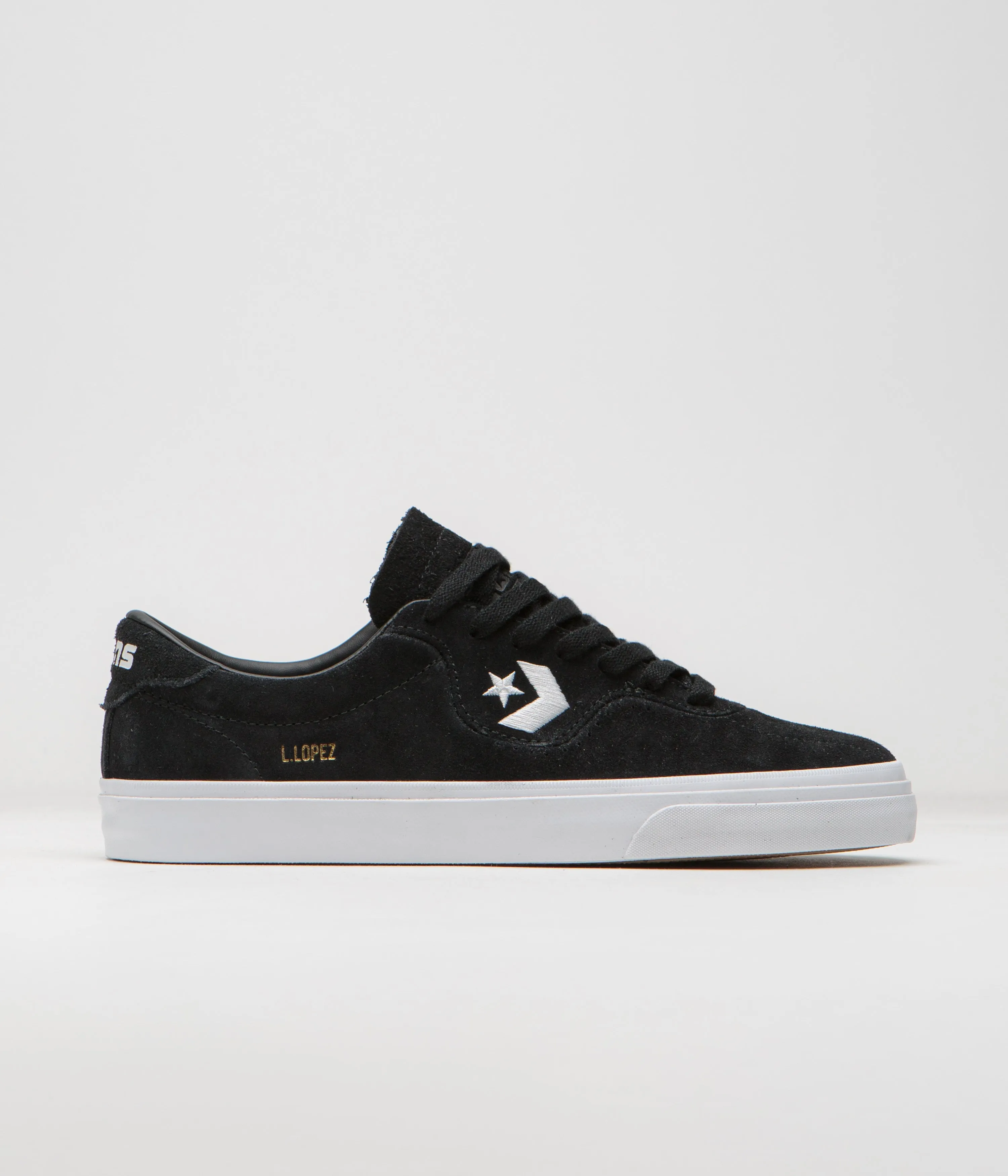 Converse Cons Louie Lopez Pro Ox Shoes - Black / Black / White Converse Shoes