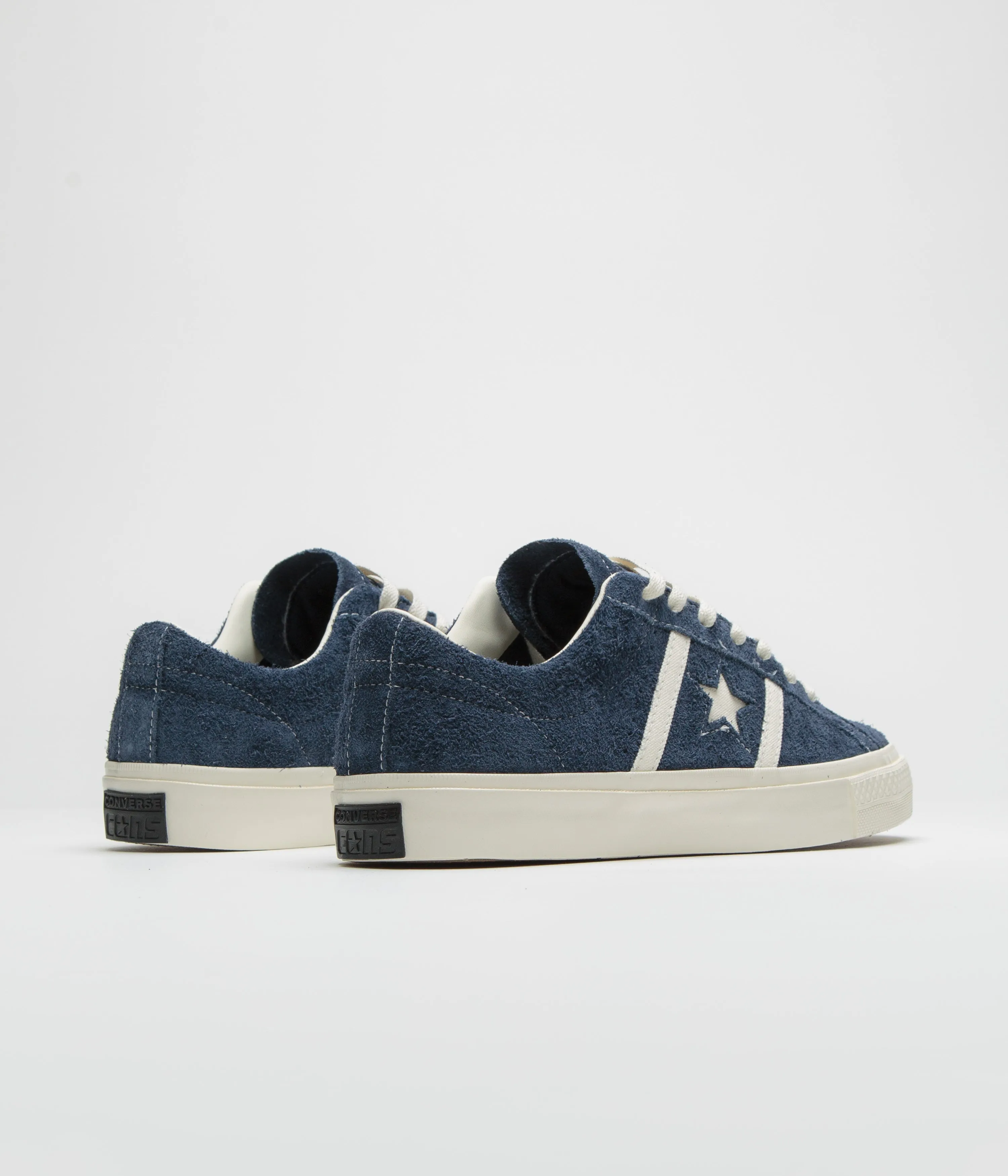 Converse Cons One Star Academy Pro Suede Shoes - Navy / Egret / Egret Converse Shoes