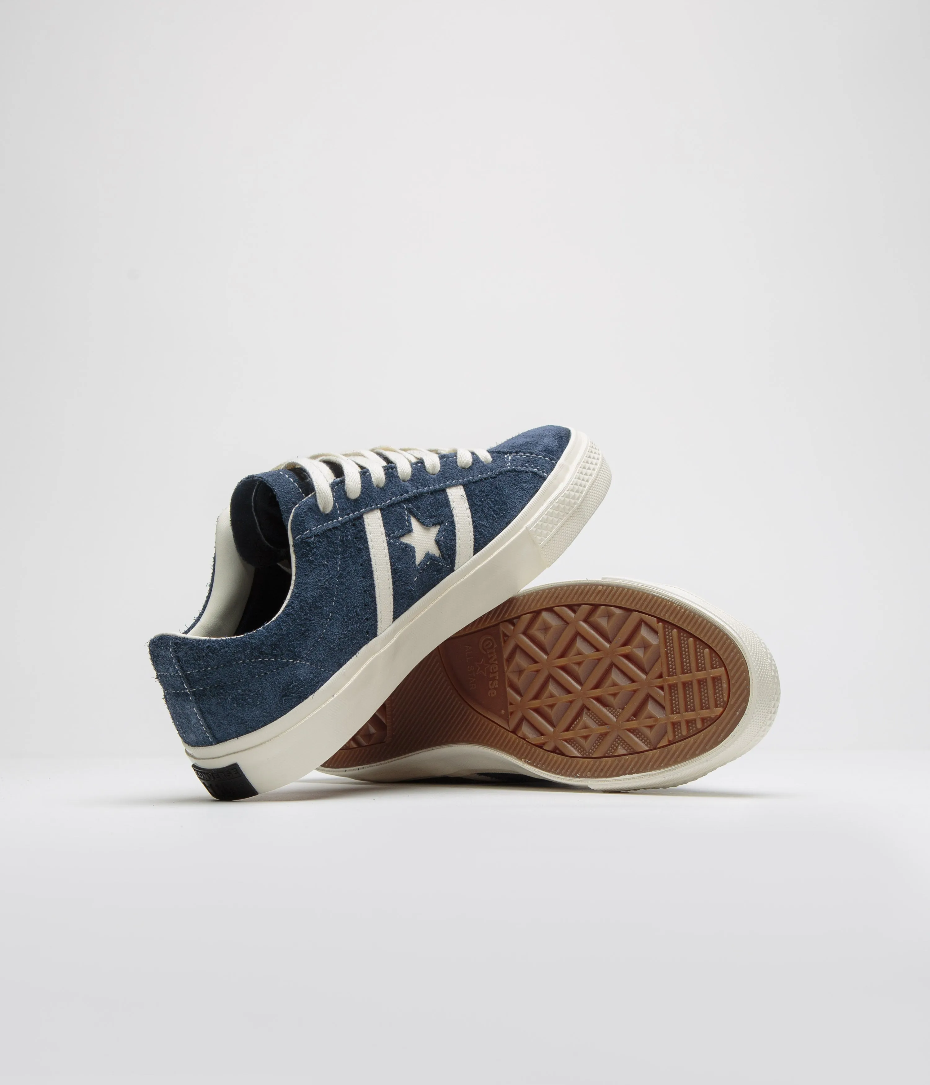 Converse Cons One Star Academy Pro Suede Shoes - Navy / Egret / Egret Converse Shoes