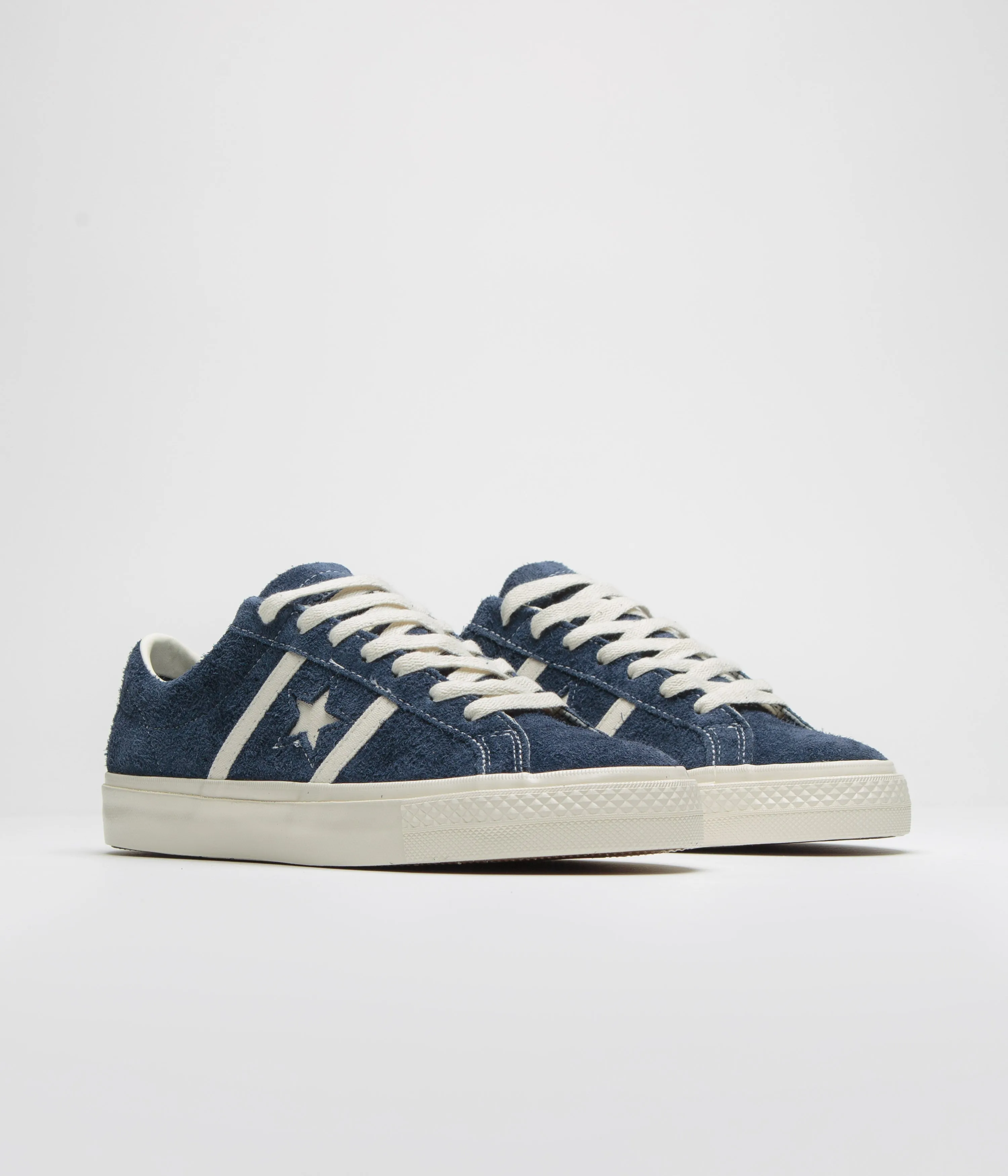 Converse Cons One Star Academy Pro Suede Shoes - Navy / Egret / Egret Converse Shoes
