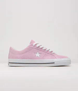Converse Cons One Star Pro Ox Shoes - Stardust Lilac / White / Black Converse Shoes