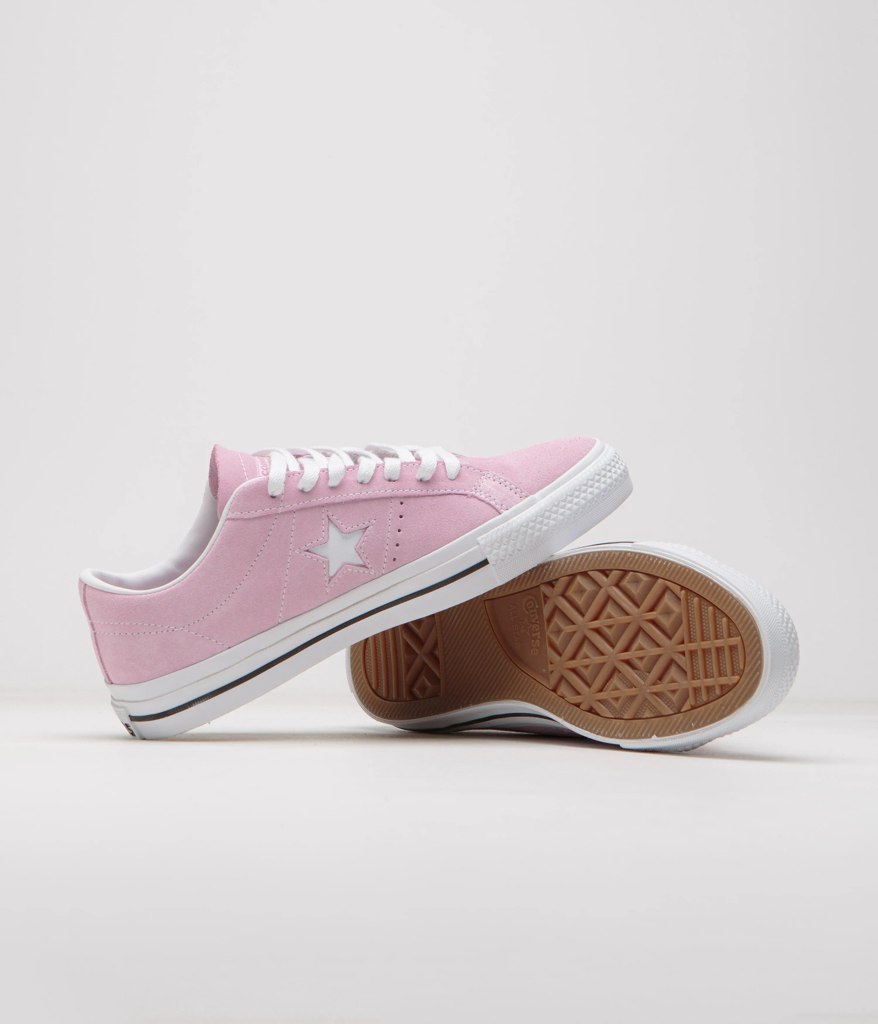 Converse Cons One Star Pro Ox Shoes - Stardust Lilac / White / Black Converse Shoes