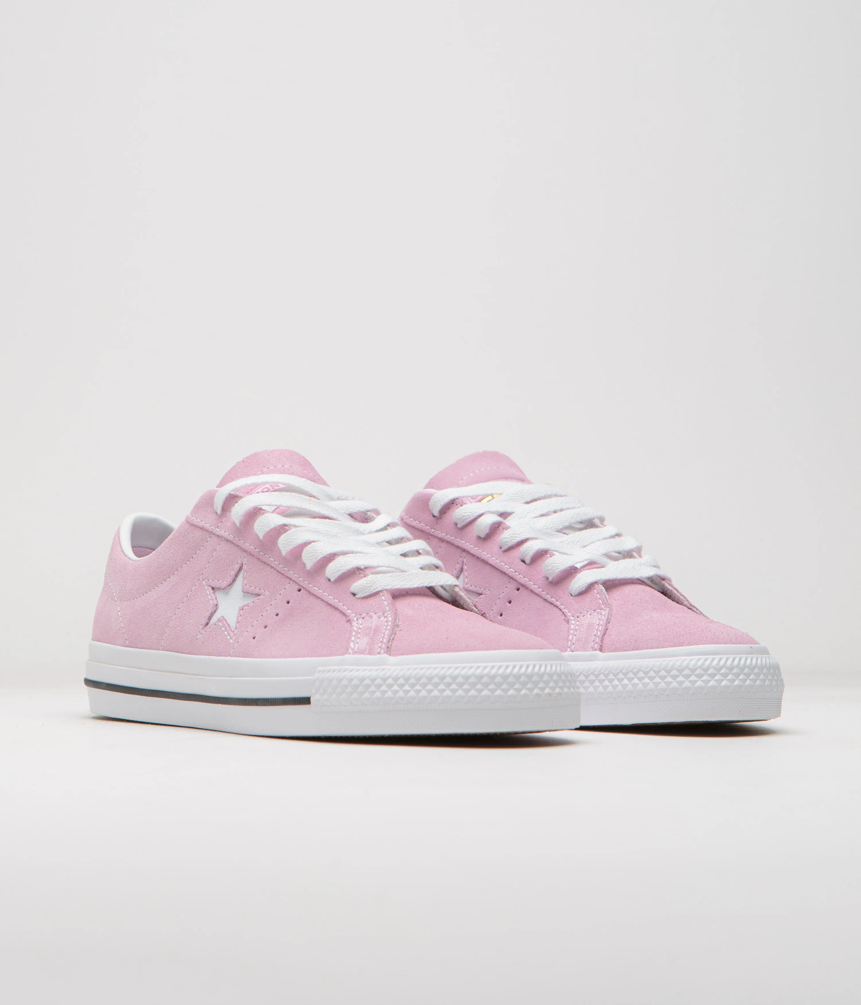 Converse Cons One Star Pro Ox Shoes - Stardust Lilac / White / Black Converse Shoes