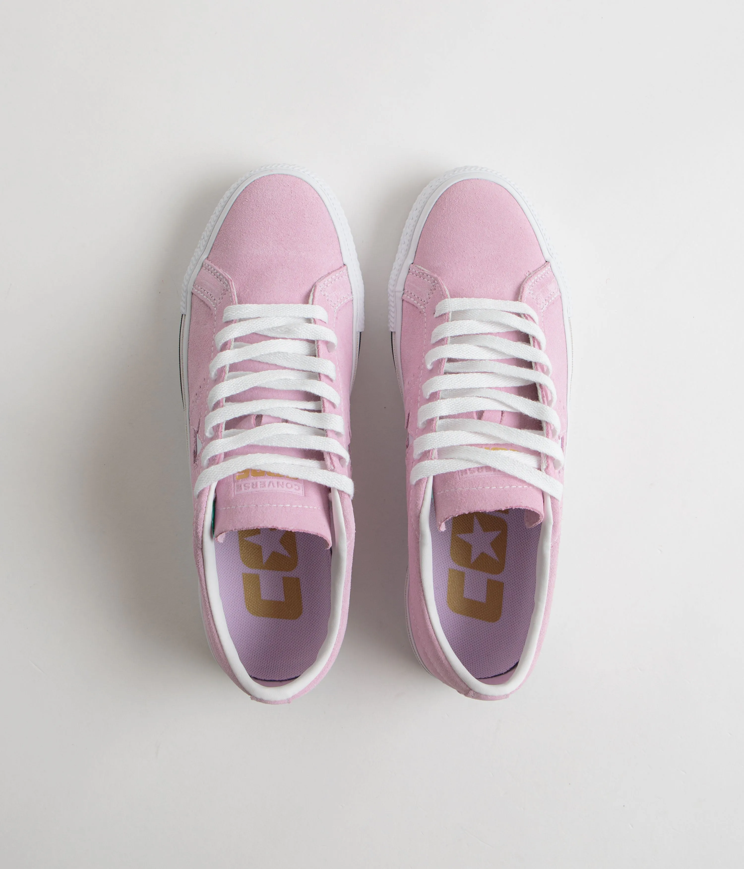 Converse Cons One Star Pro Ox Shoes - Stardust Lilac / White / Black Converse Shoes