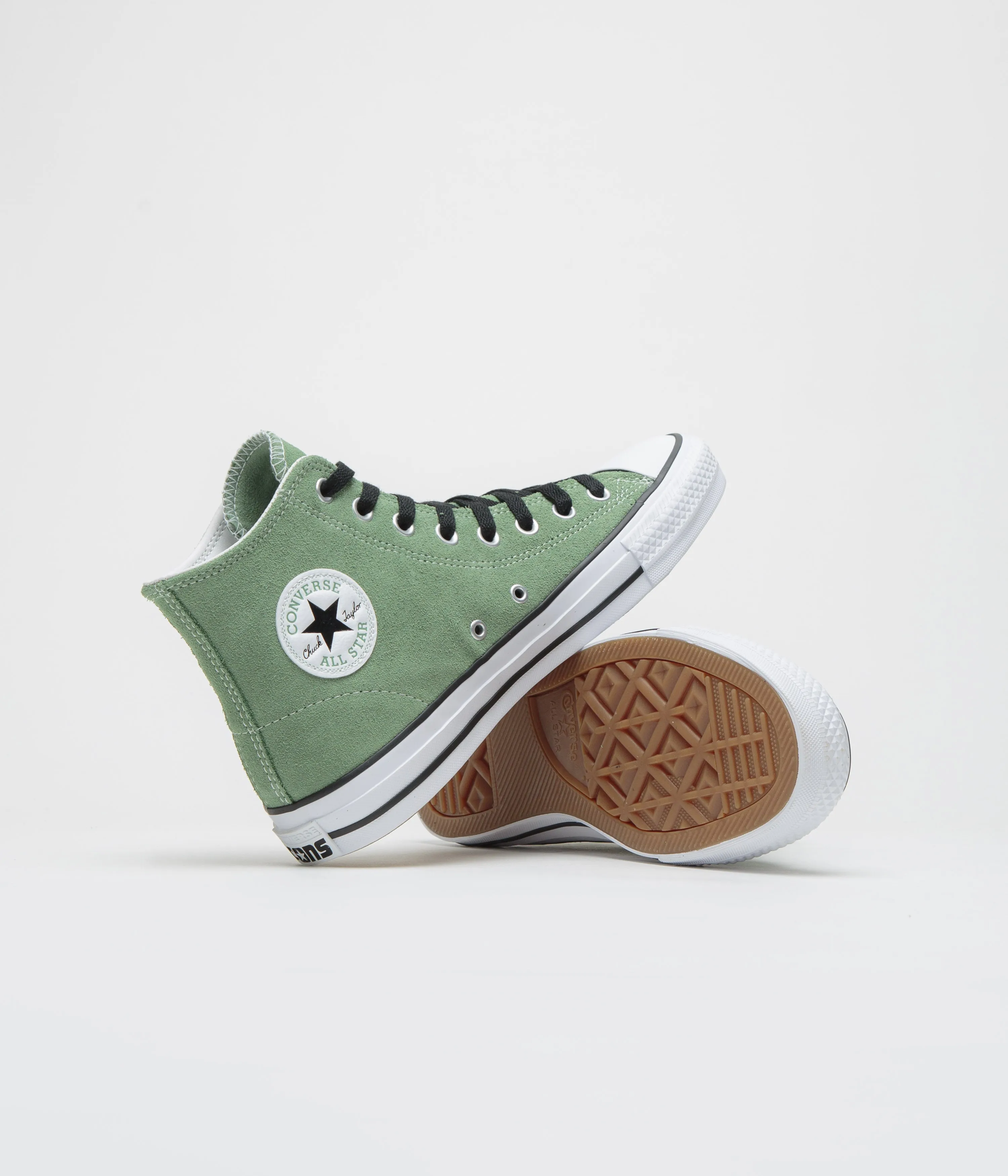 Converse CTAS Pro Hi Shoes - Foothill Green / Black / White Converse Shoes