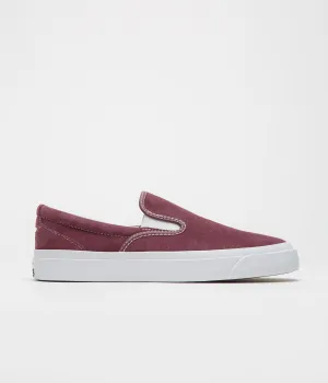 Converse One Star CC Slip Pro Shoes - Deep Bordeaux / White / White Converse Shoes