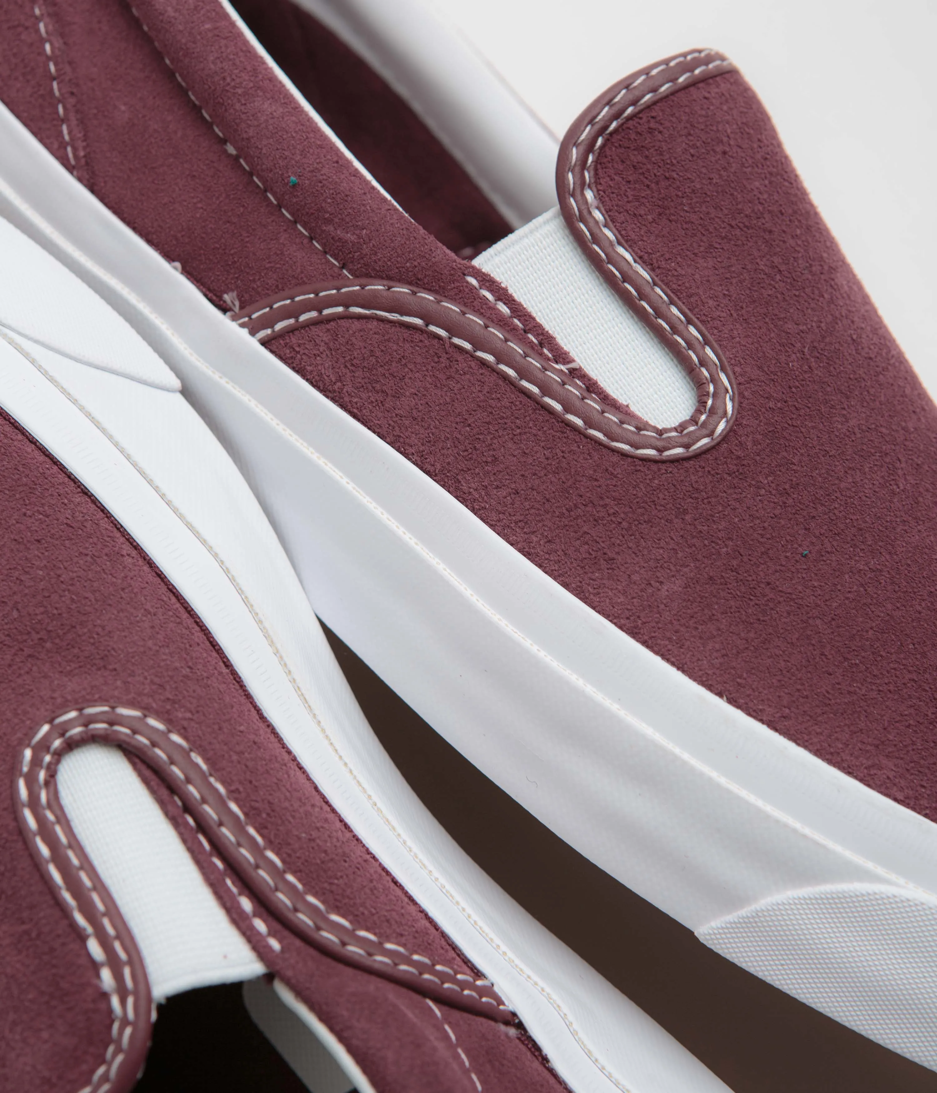 Converse One Star CC Slip Pro Shoes - Deep Bordeaux / White / White Converse Shoes