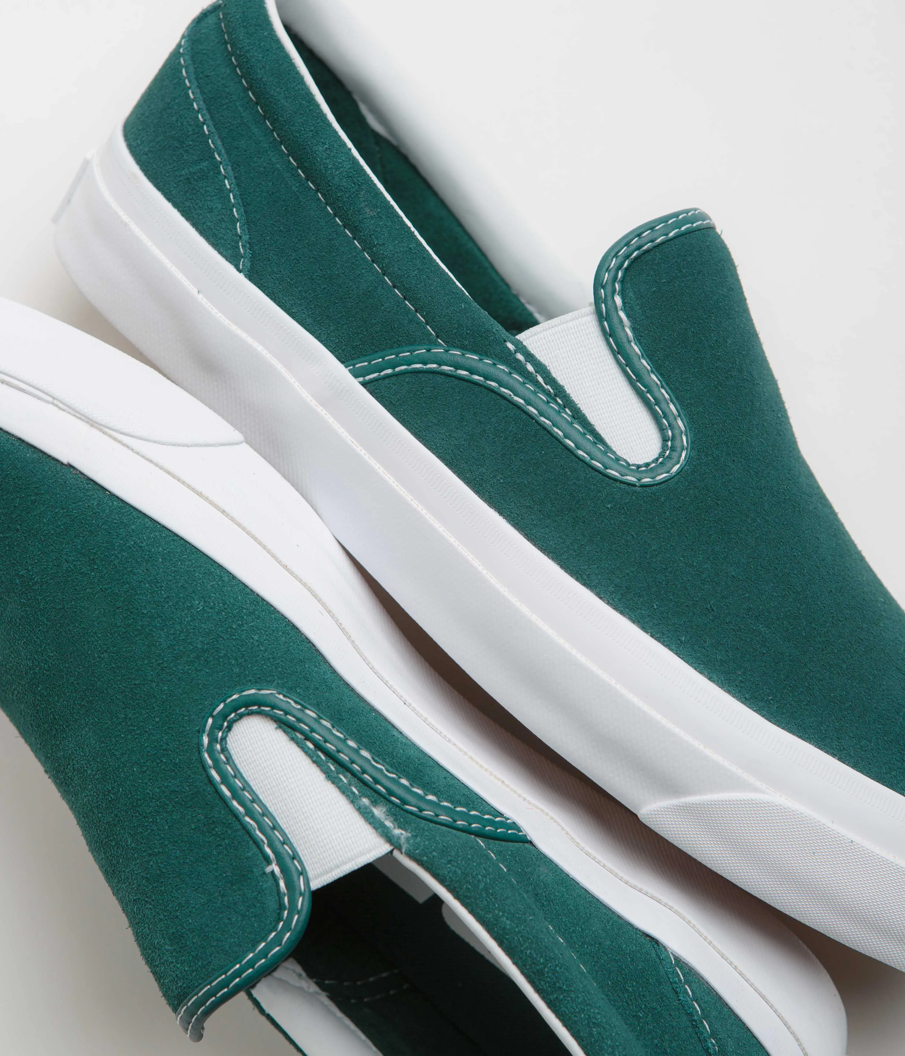 Converse One Star CC Slip Pro Shoes - Rubber Plant / White / White Converse Shoes