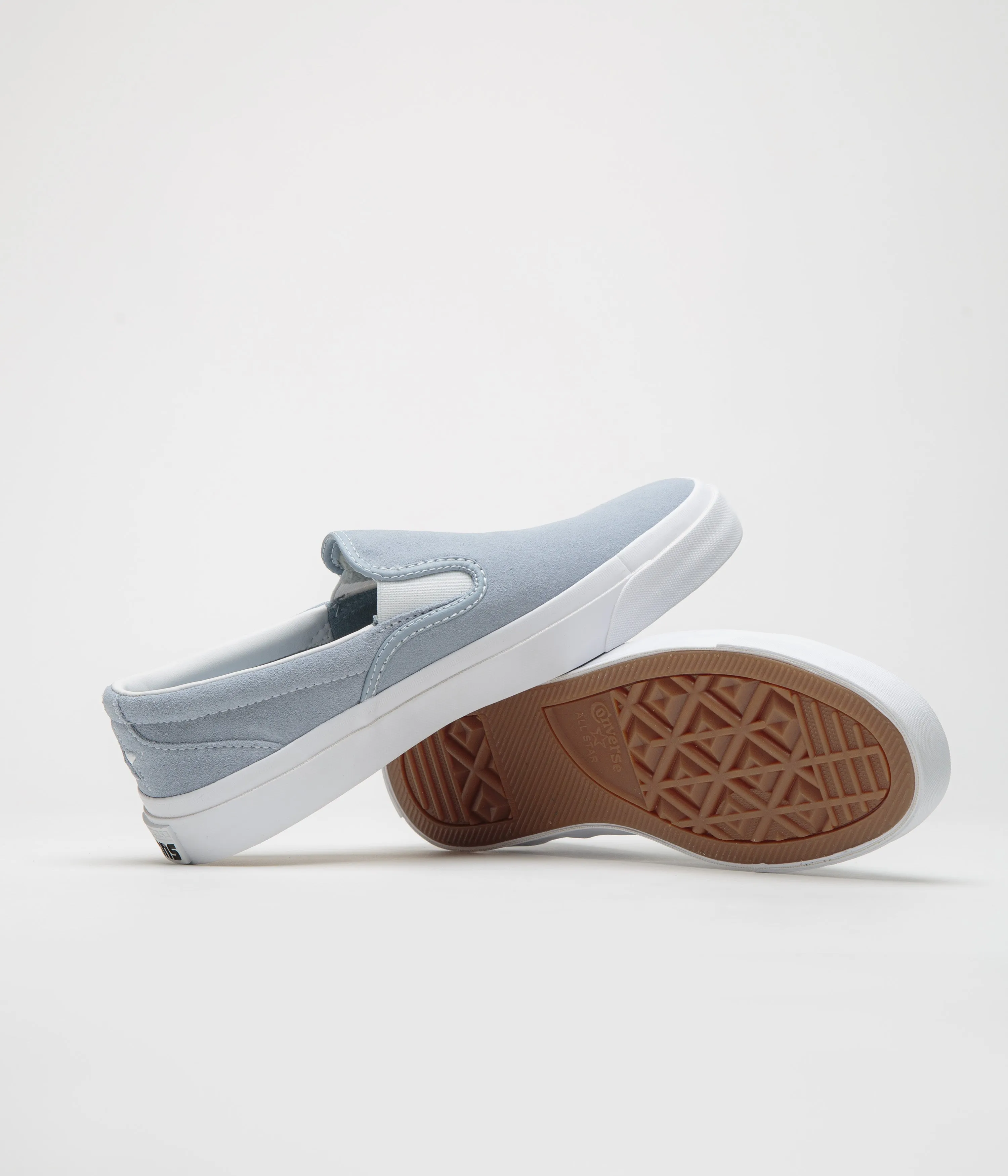 Converse One Star CC Slip Pro Shoes - Wet Stone / White / White Converse Shoes