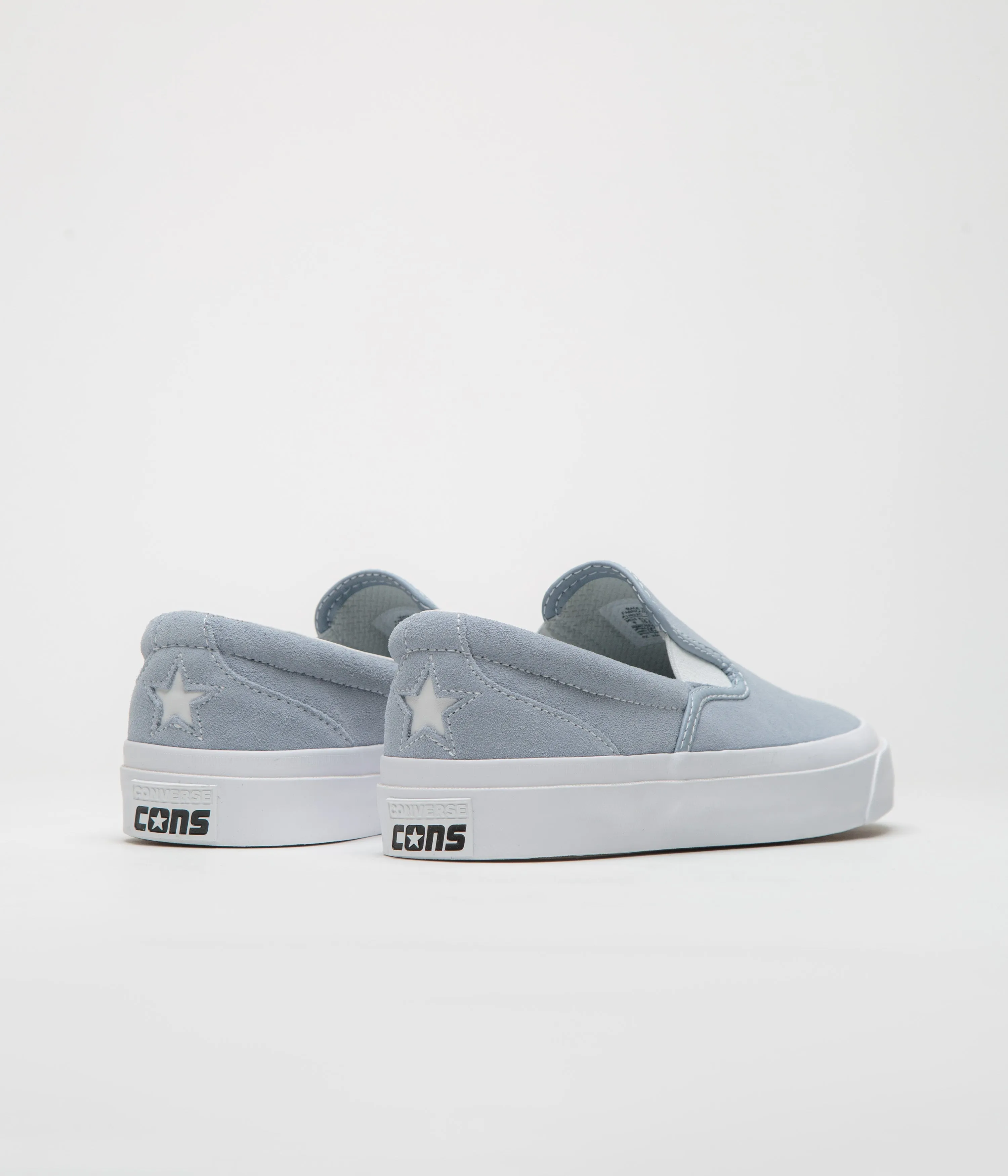 Converse One Star CC Slip Pro Shoes - Wet Stone / White / White Converse Shoes