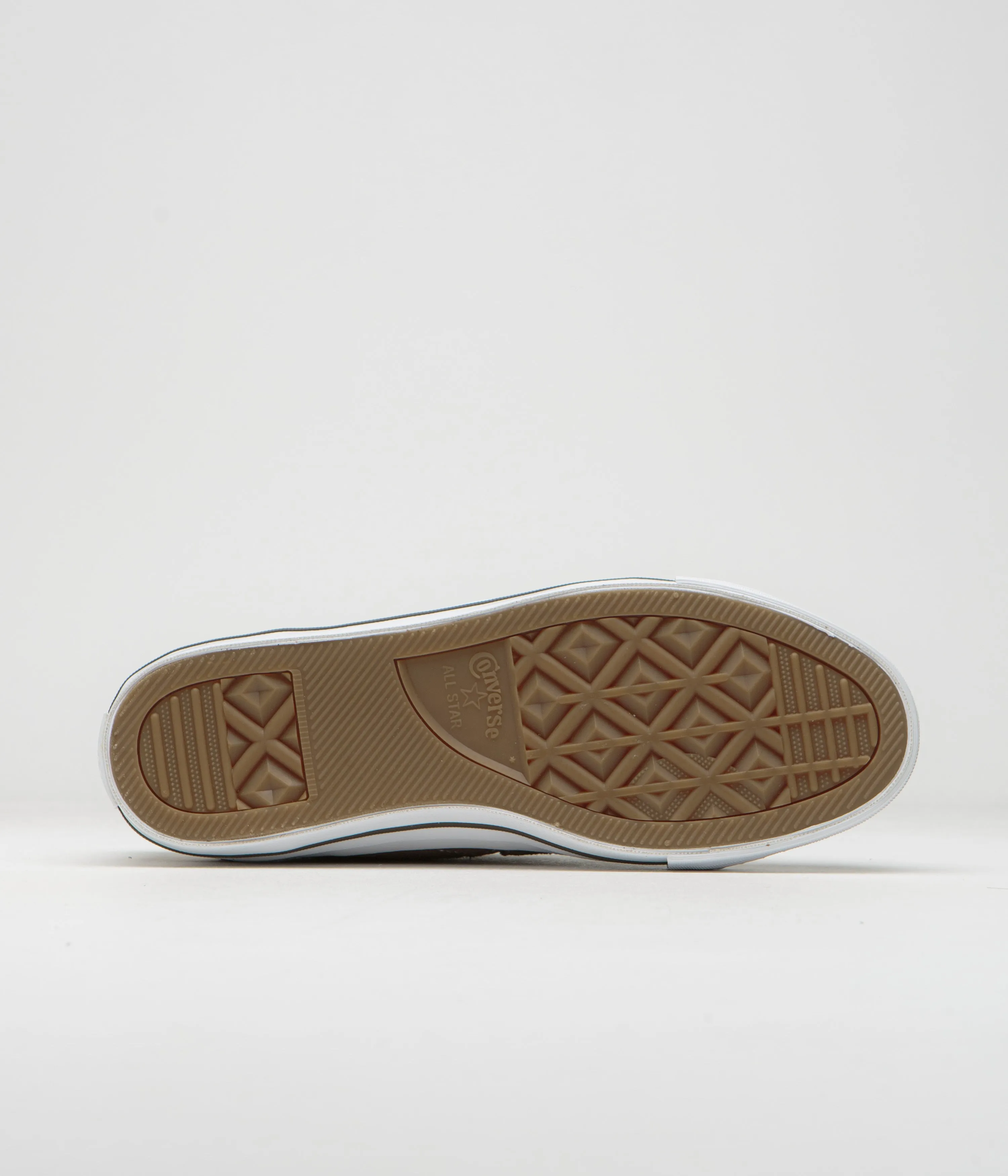 Converse x Quartersnacks One Star Pro Ox Shoes - Dark Clove / White / Cherry Converse Shoes