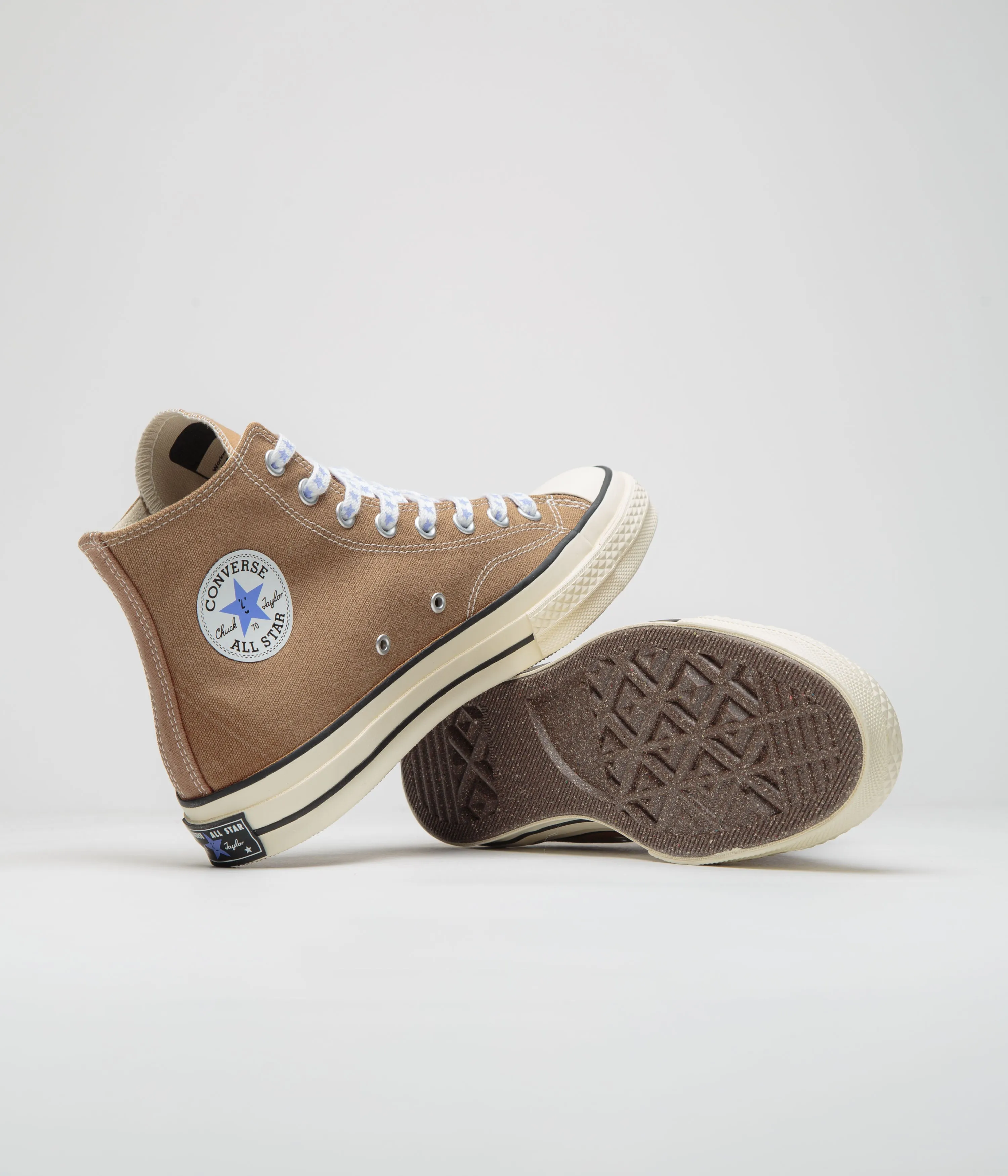Converse x Sky High Farm Chuck 70 Hi Shoes - Brown / Egret Converse Shoes