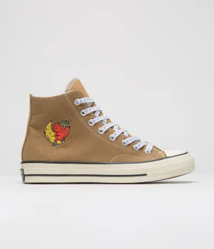 Converse x Sky High Farm Chuck 70 Hi Shoes - Brown / Egret Converse Shoes