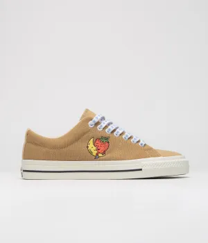 Converse x Sky High Farm One Star Pro Ox Shoes - Brown / Egret Converse Shoes