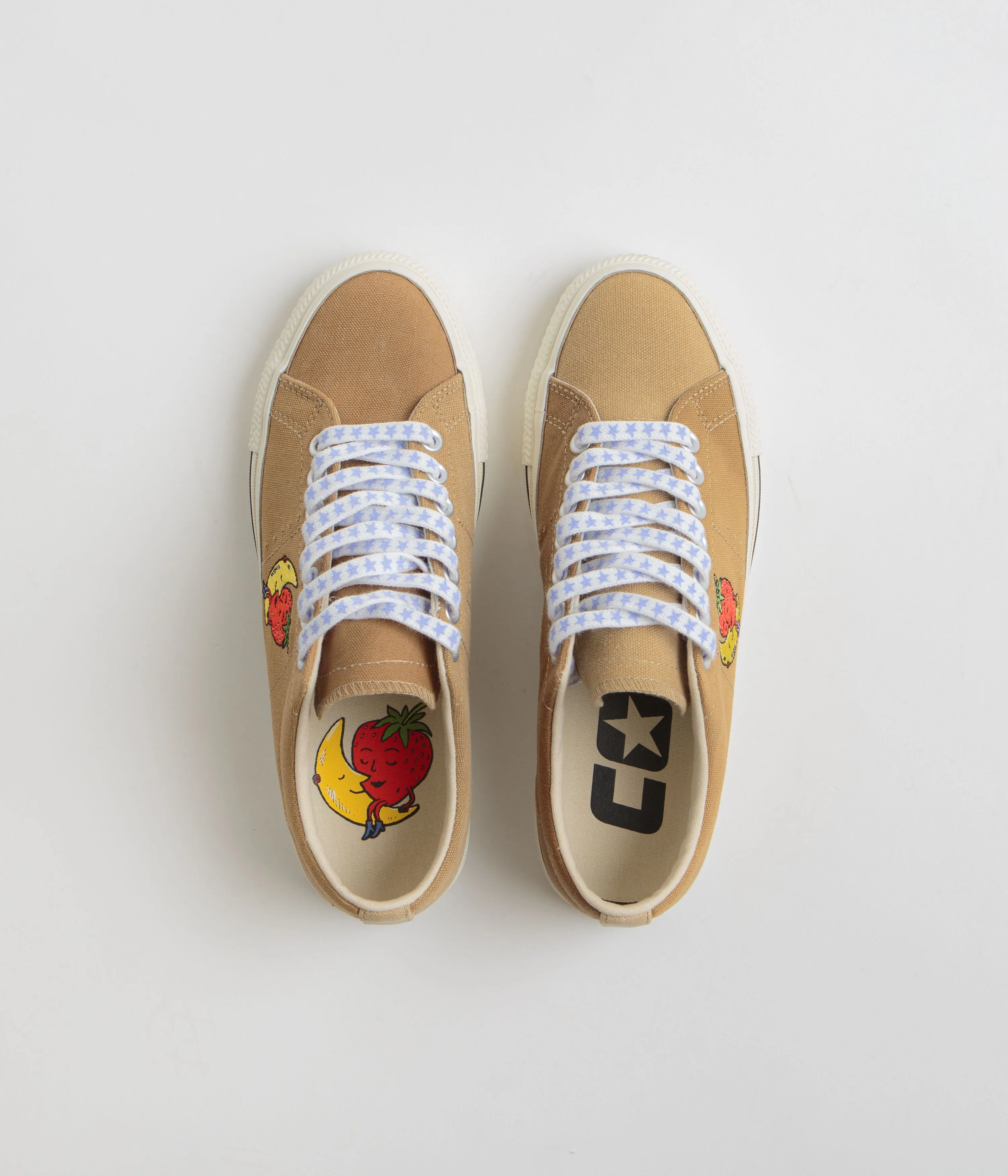 Converse x Sky High Farm One Star Pro Ox Shoes - Brown / Egret Converse Shoes