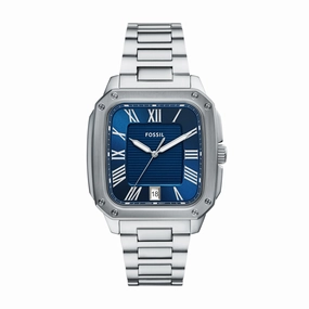 Crosby Three-Hand Date Stainless Steel Watch