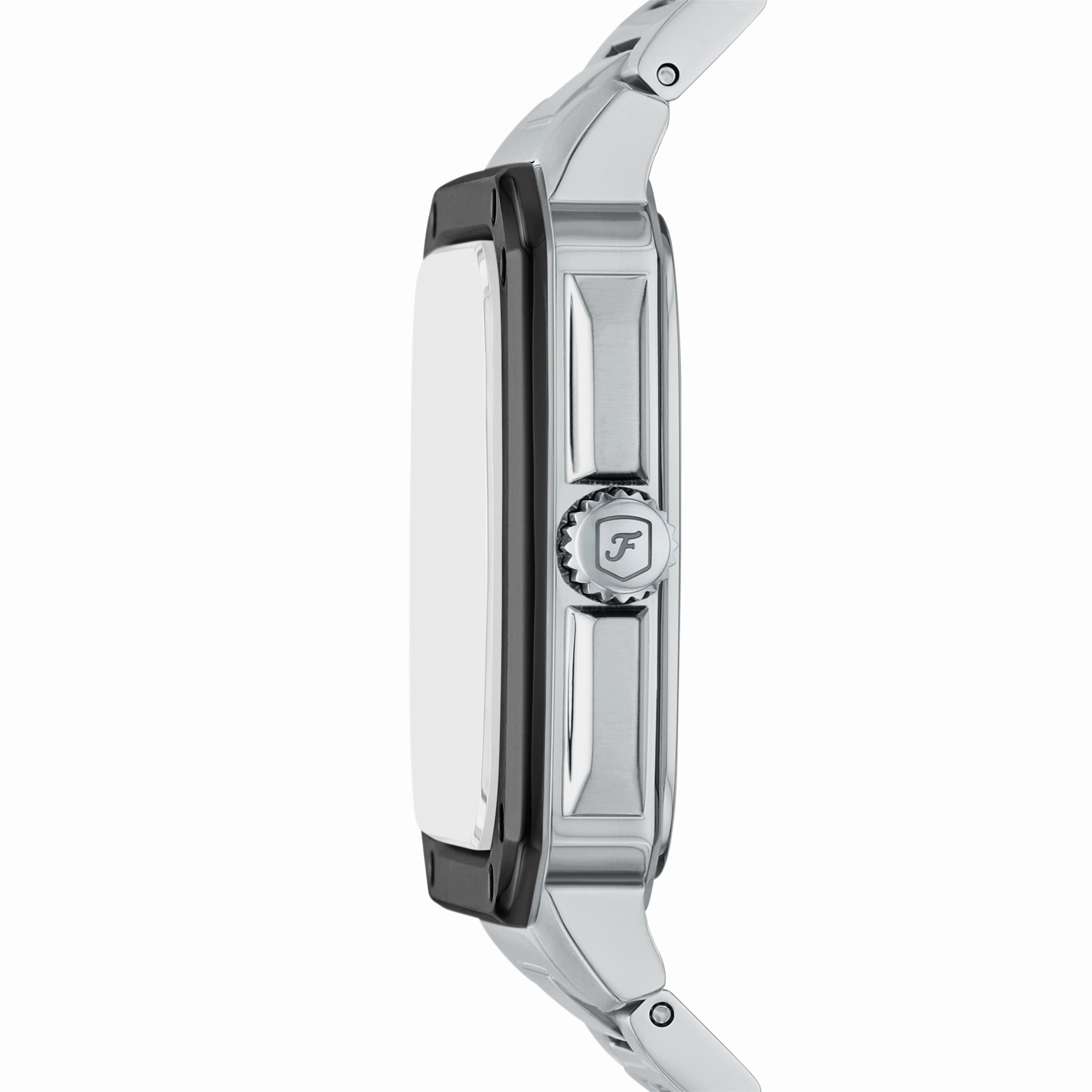 Crosby Three-Hand Date Stainless Steel Watch