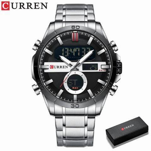 Curren Men's Digital Watch (Dial 4.8cm) - CUR211