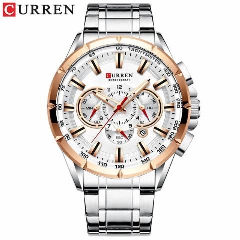 Curren Men's Luminious Pointers Premium Watch (Dial 4.8cm) - CUR181