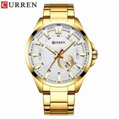 Curren Men's Round Date Watch (Dial 4.6cm) - CUR192