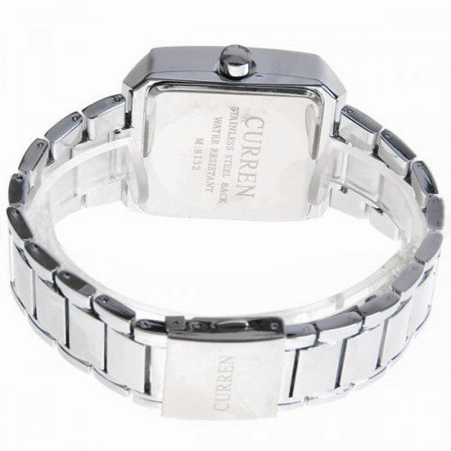 Curren Men's Watch with Stainless Steel Band (White 4cm Dial) - CUR004